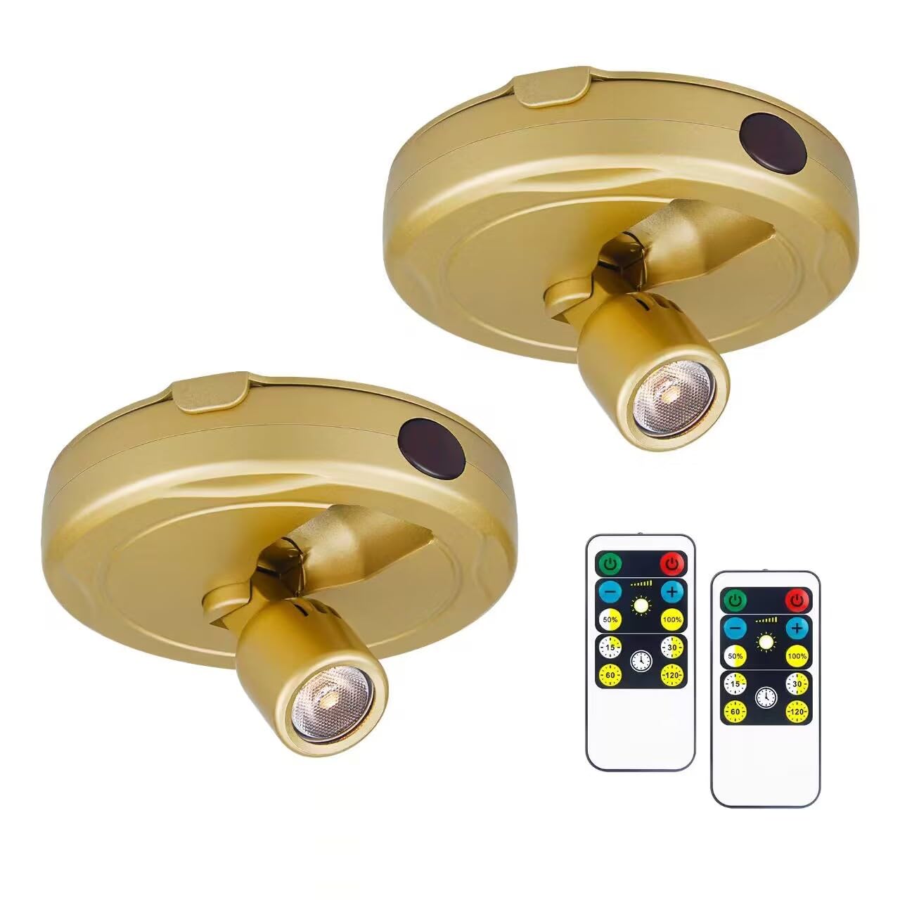 Blisaleiip Battery Led Spotlight With Remote,Wireless Picture Light Painting Light Indoor Uplight Downlight,Led Art Display Accent Light For Wall, Puck Lights For Plants Dartboard Painting Pictures