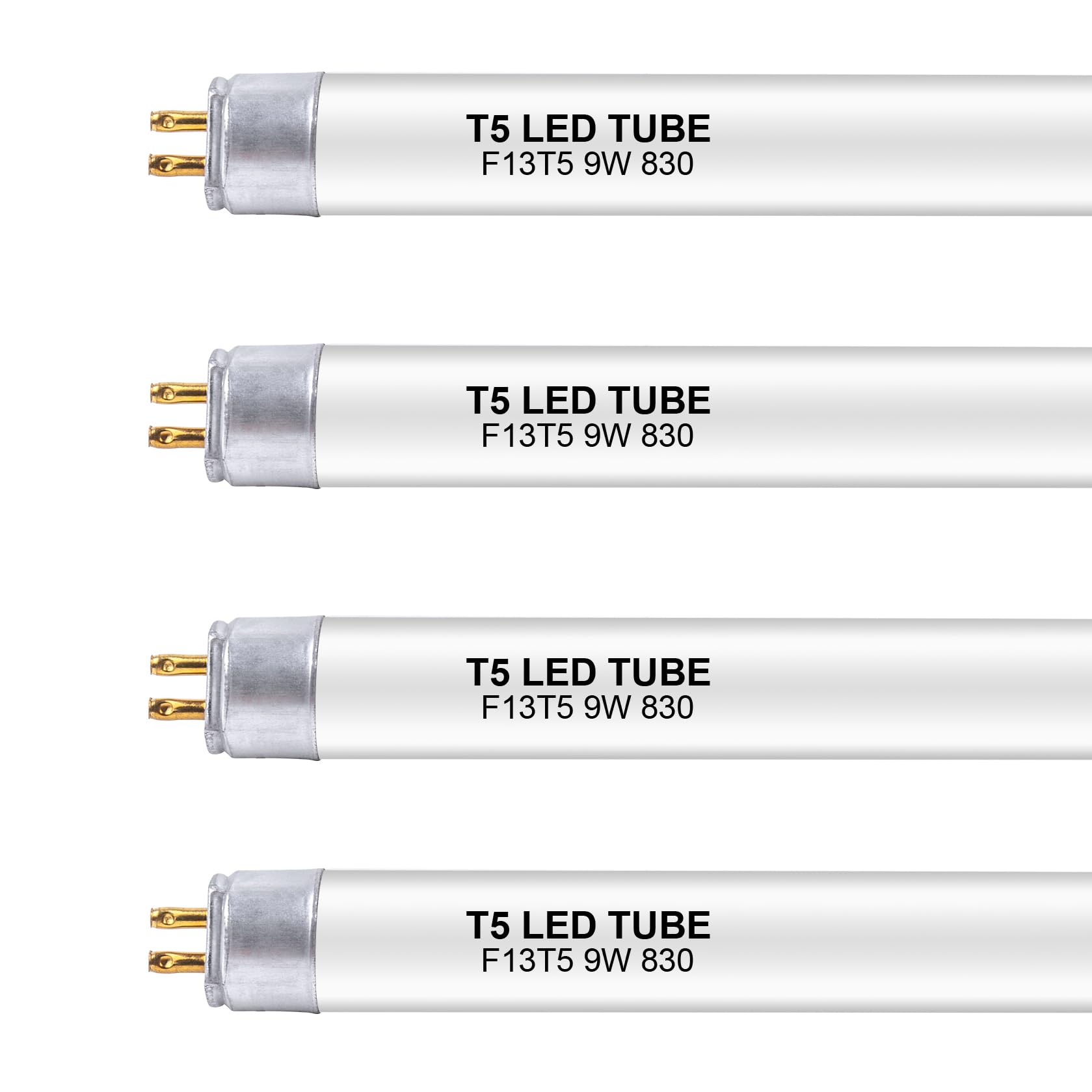 Wesome Lighting 21 Inch F13T5/Ww Led Replacement Bulbs, 3000K Warm White, T5 Led 9 Watts Replace Fluorescent Bulb With Led, Repl