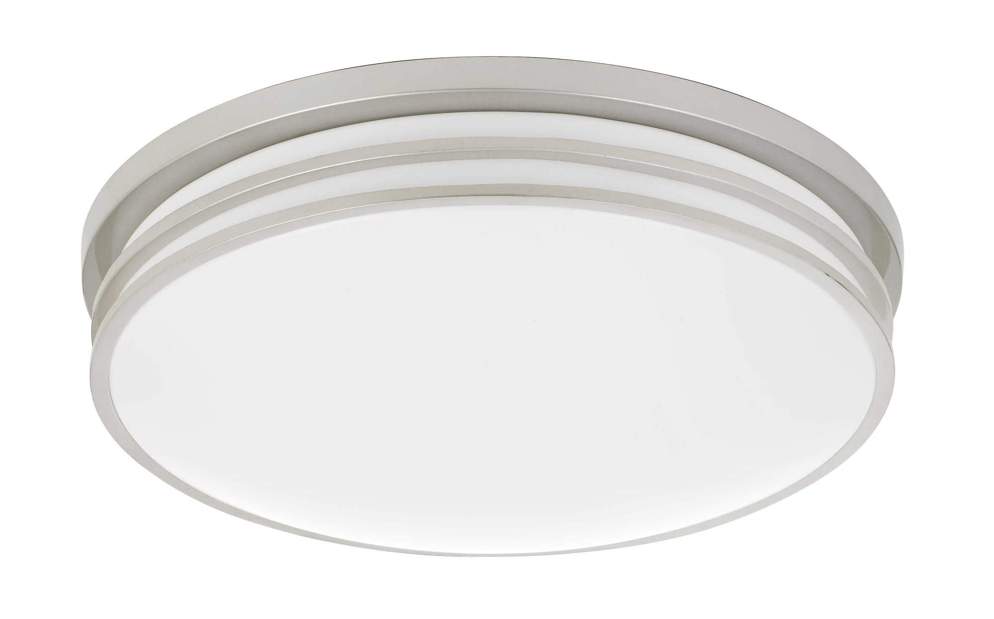 Cal Lighting LA-708 Transitional LED Flush Mount in Pewter, Nickel, Silver Finish, 14.00 inches
