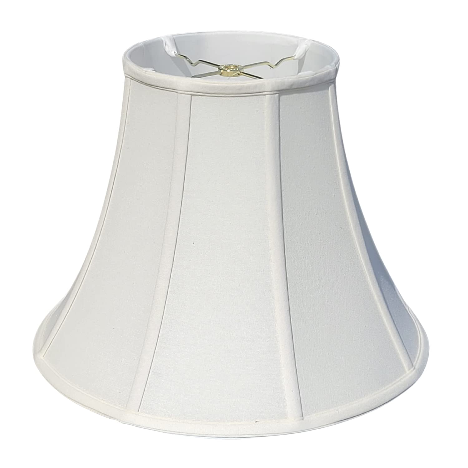 Royal Designs, Inc. Bso-704-16Lneg True Bell Basic Lamp Shade, 8 X 16 X 12.625, Linen Eggshell
