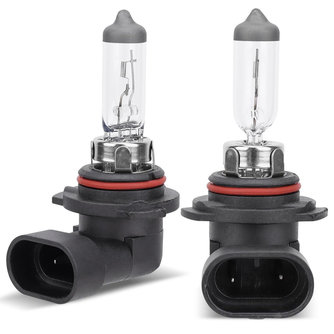 Safego 9006 Halogen Headlight Bulb, 12V 55W, 5000K, 2 PCS, Auto Car Low High Beam Light for Fog Light Replacement