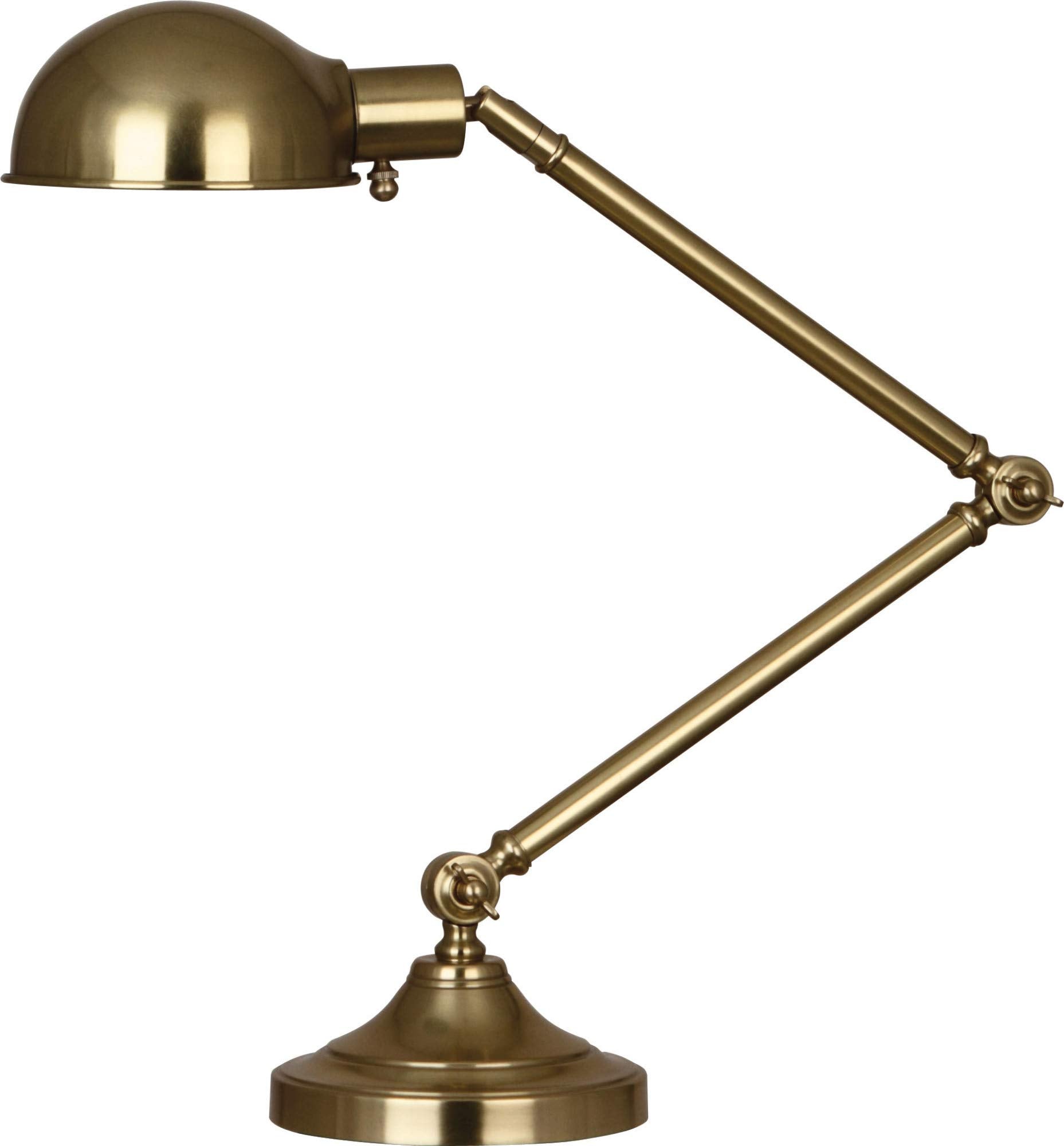Robert Abbey 1500 Lamps with Metal Shades, Antique Brass Finish, 36 x 7 x 36
