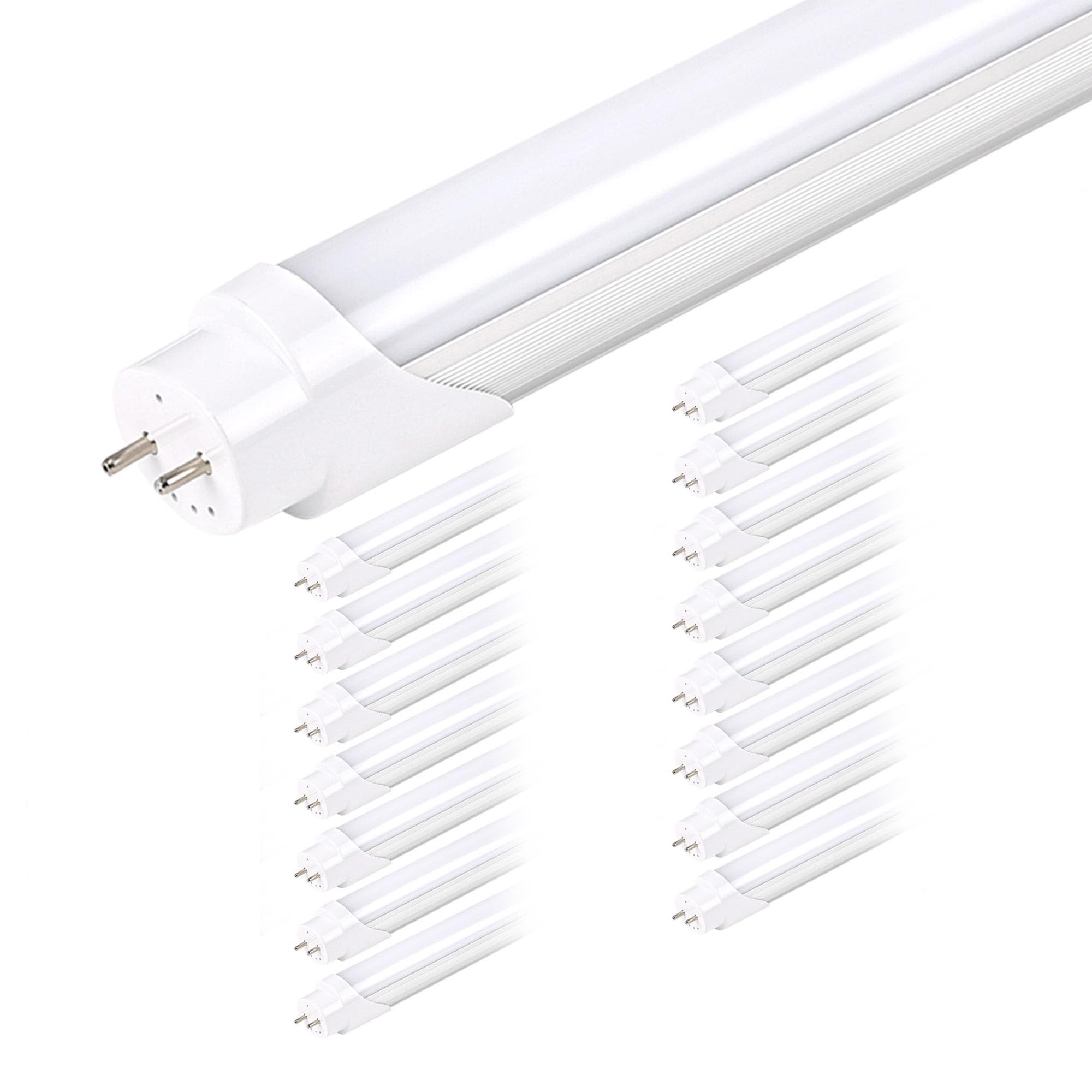 H&B Luxuries LED T8 Ballast Bypass Light Tube, 18W, 2340LM, G13 Base, 15 Count, 4000K, Model T8L121
