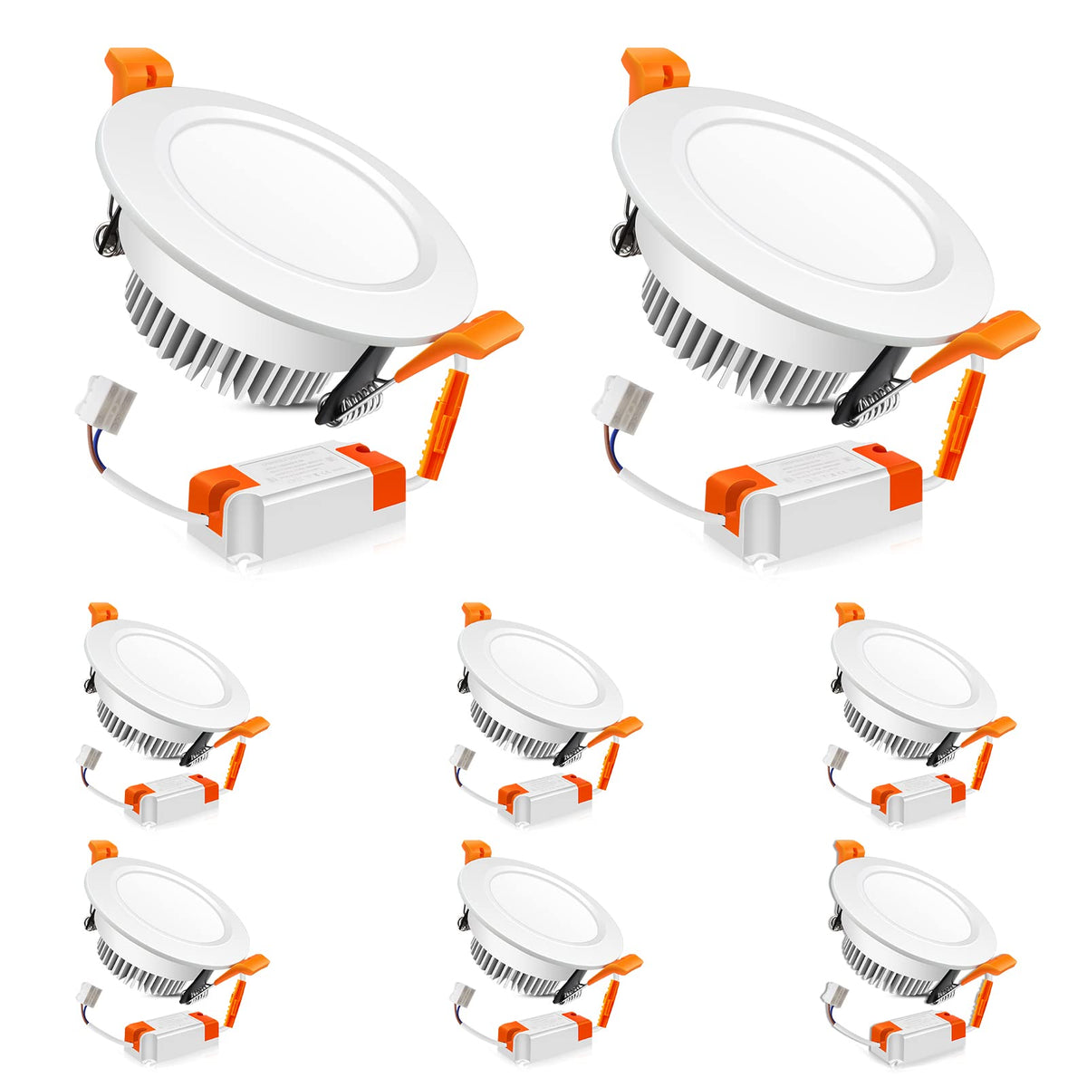 3 Recessed Led 3 Inch LED Recessed Lighting Dimmable Downlight, 5W (40W Halogen ...