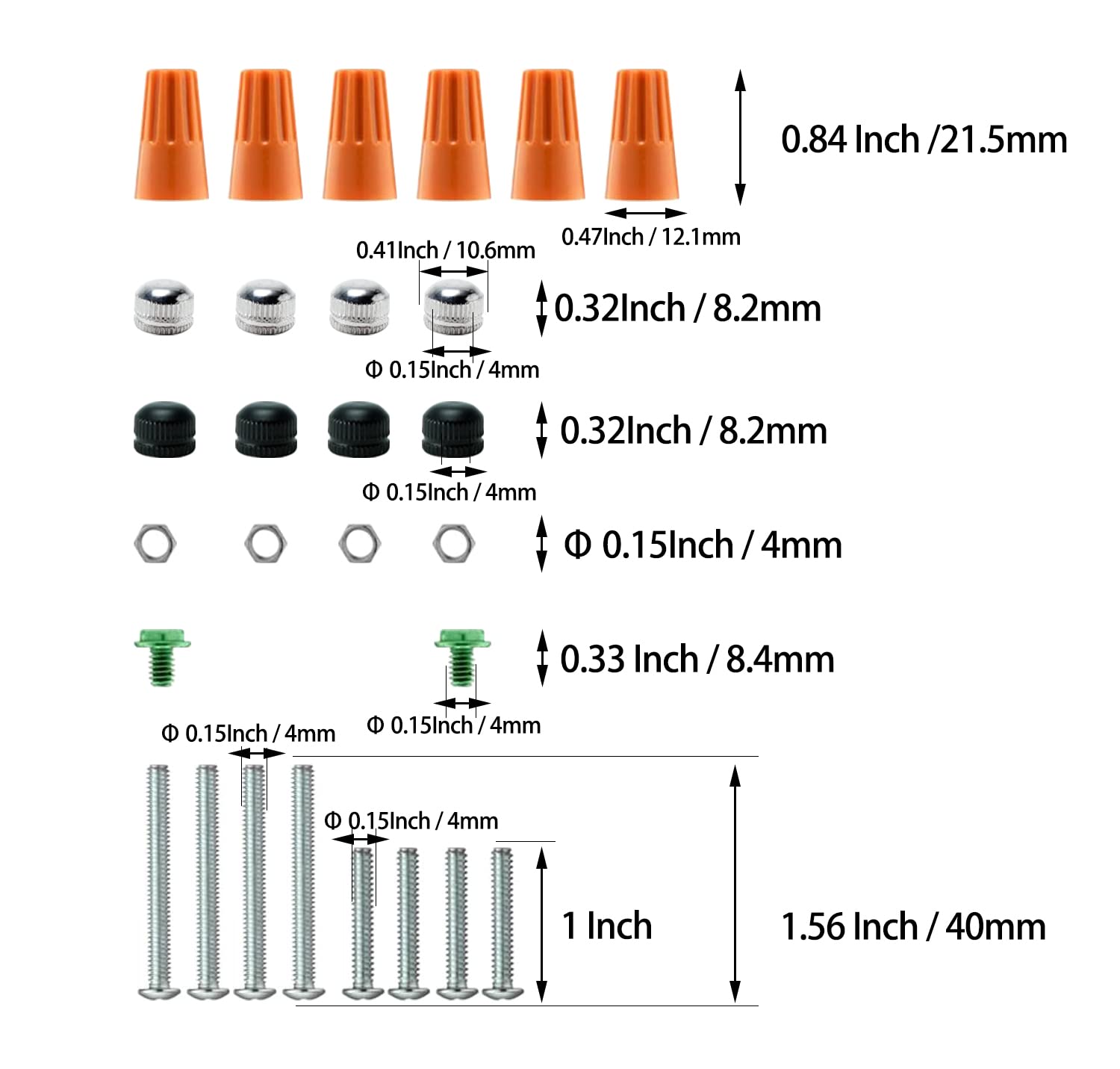 2 Pack Universal Light Fixture Mounting Bracket, 4 Inches Diameter Steel Round Universal Light Crossbar With Screws And Nuts, Mo