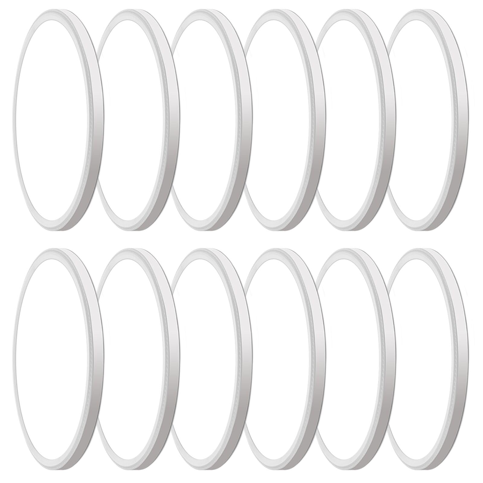 MODERN LED Flush Mount Ceiling Light, 28W 3200lm, 12in Slim, 5000K Daylight, 12 Pack, White, Model LFX-XDD