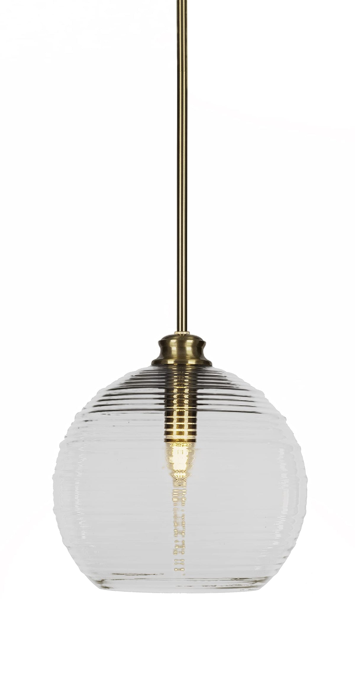 Malena 1 Light Pendant in New Age Brass (71-NAB-5130)