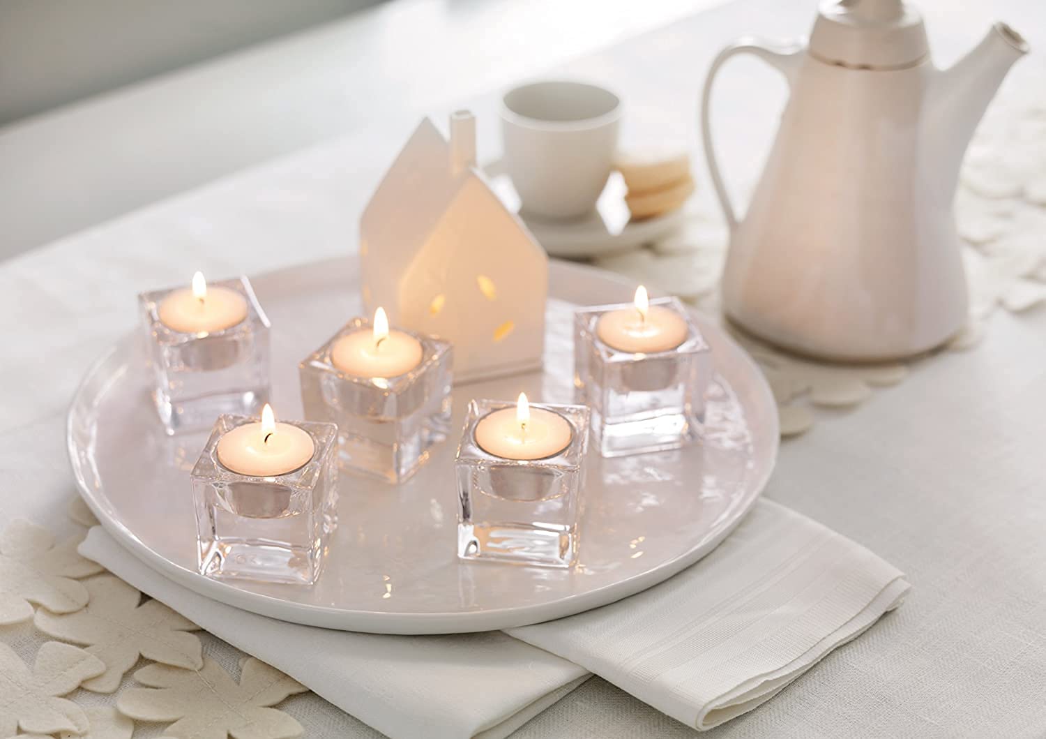 Bolsius Smokeless Tea Light Candles – 100 Count, Long-Lasting Tealight Candles Unscented With Cotton Wicks & 4 Hour Burn – Wax Tea Lights Candles In Bulk For Parties, Weddings, Home Decor, & More