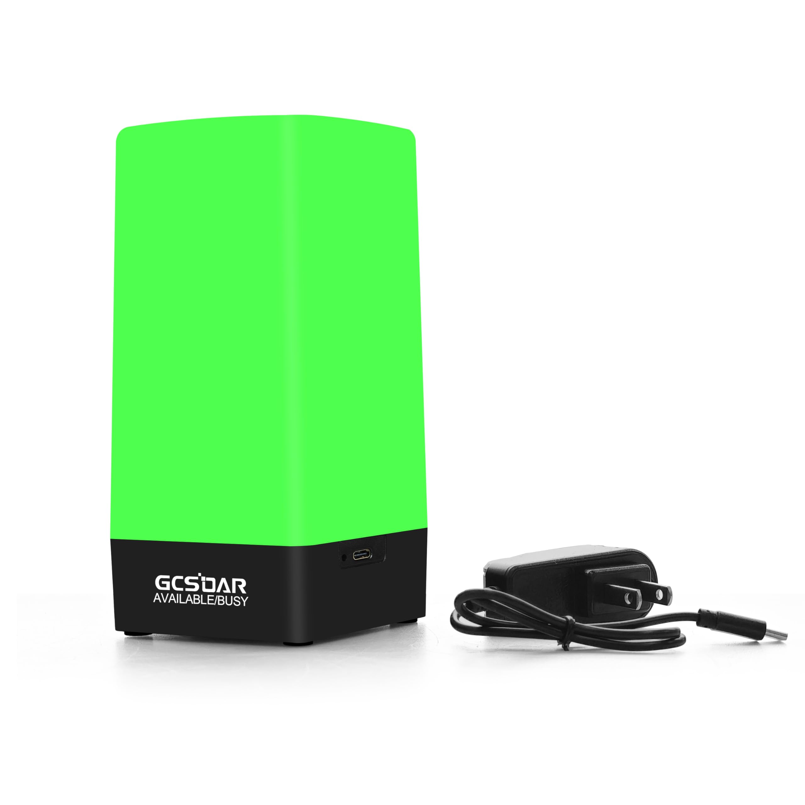 GCSOAR Busy Light for Office Do Not Disturb Red Green LED Light, Status Indicator, Cordless Desk Lamp(USA)