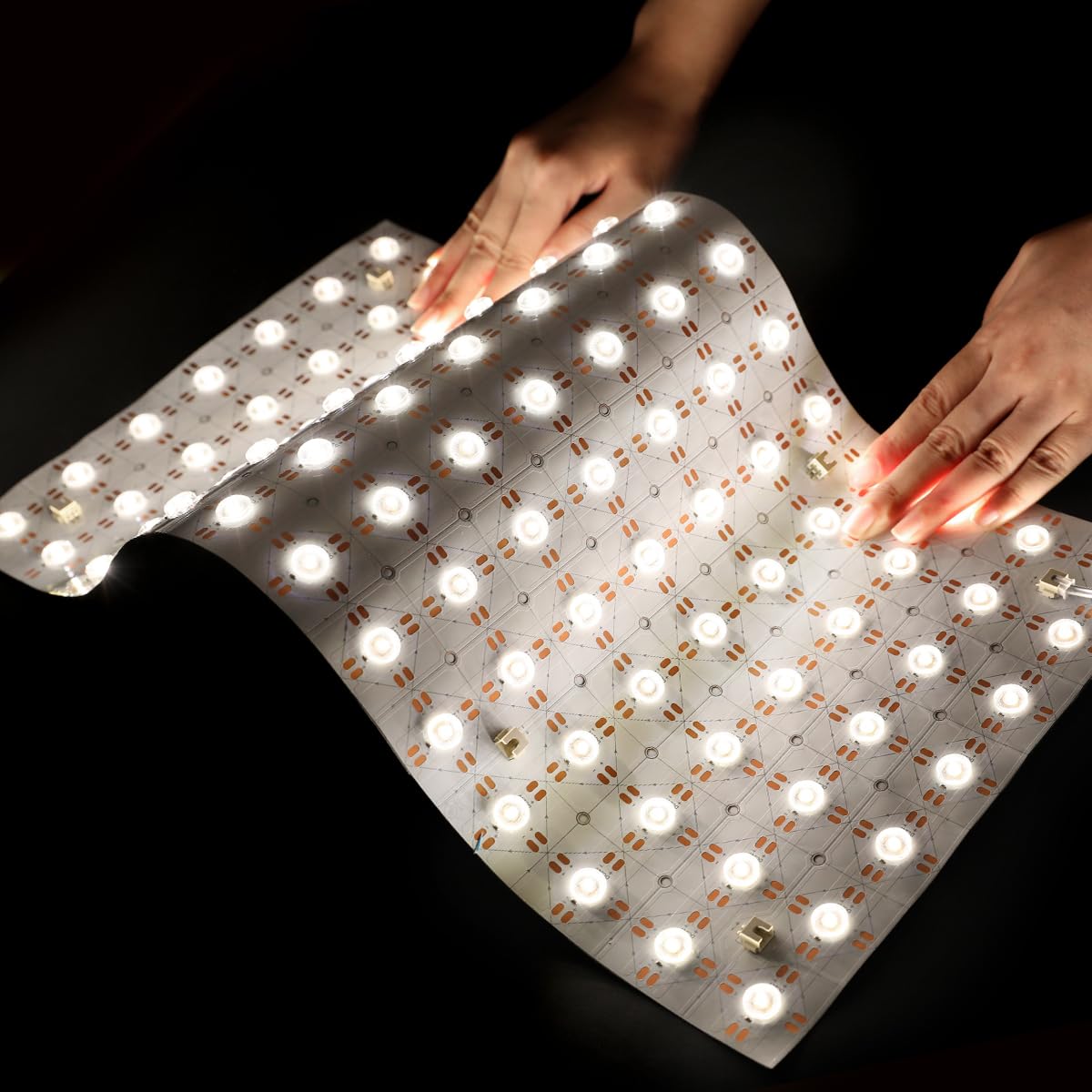 SuperlightingLED 4000K Natural White Soft Thin LED light Panel Sheet with Lenses, DC24V 30W 19.7   X9.8    CRI 90+ Wide Light Sp
