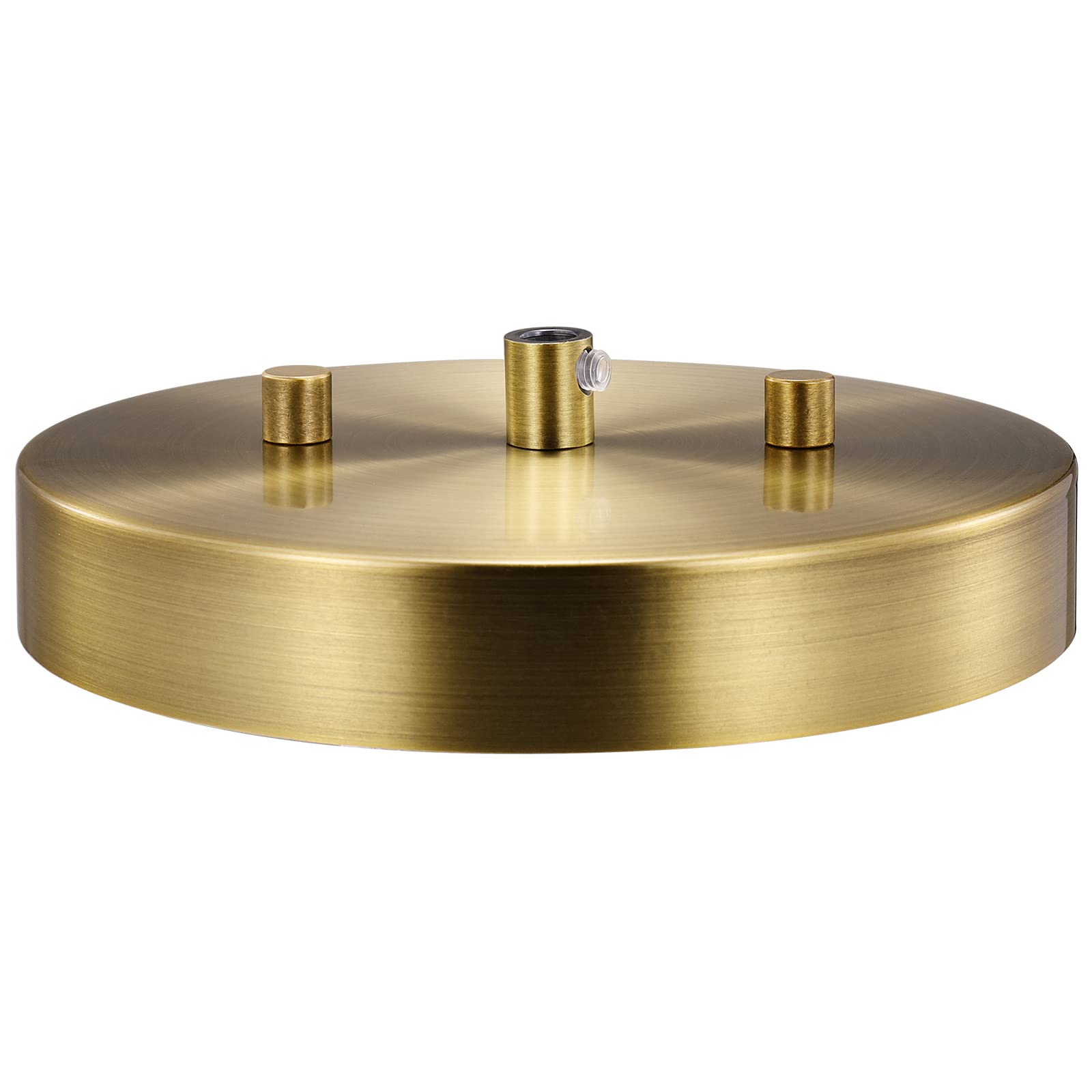 Canomo Pendant Light Canopy Kit, 5.125 Inch, Metal, Antique Brass, Model: Canopy-5-anti, Includes Mounting Hardware