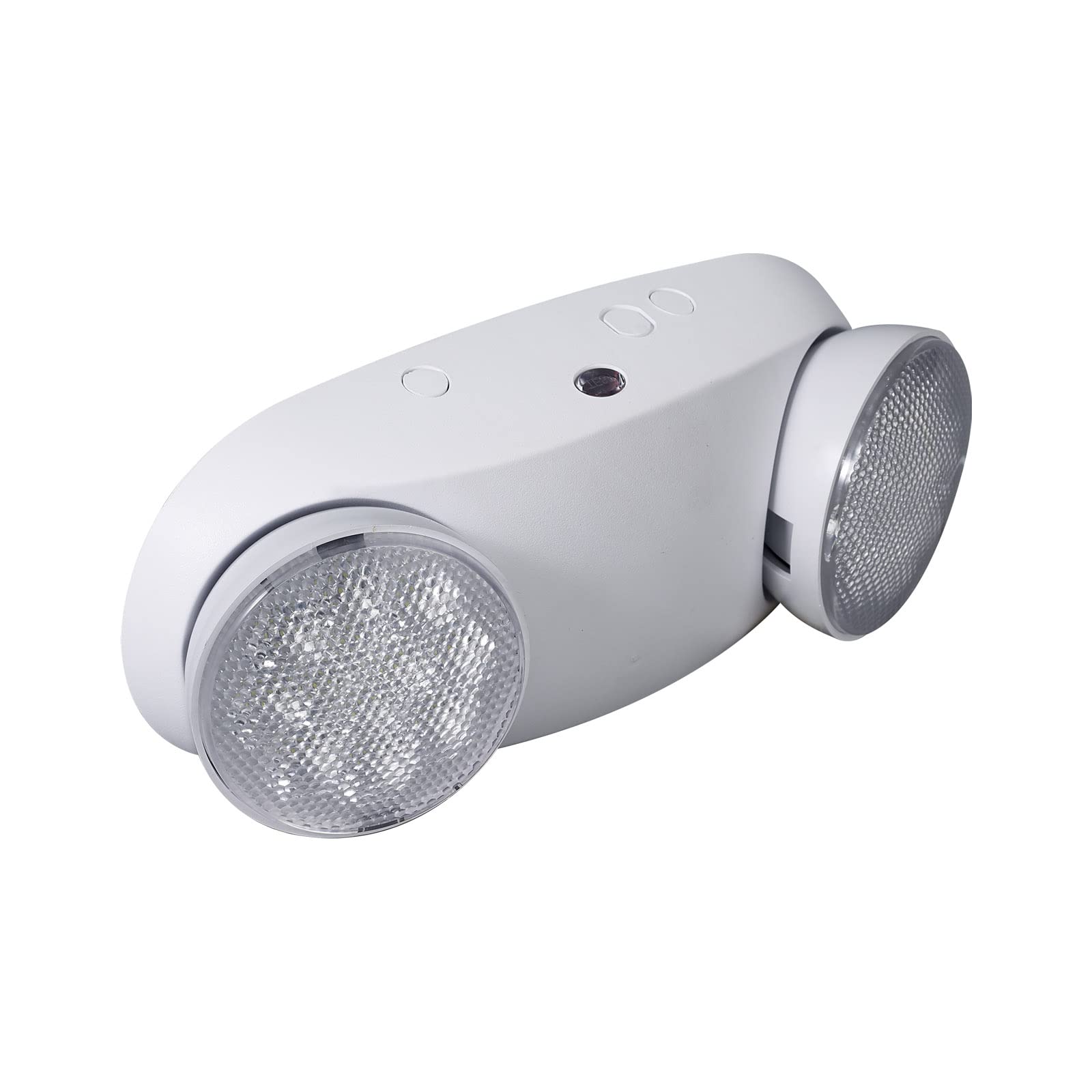 CM MZY Emergency Lights with Battery Backup  Commercial Emergency Lighting Fixtures  Two Adjustable LED Light Heads  120-277V AC  UL Certified (1PCS)
