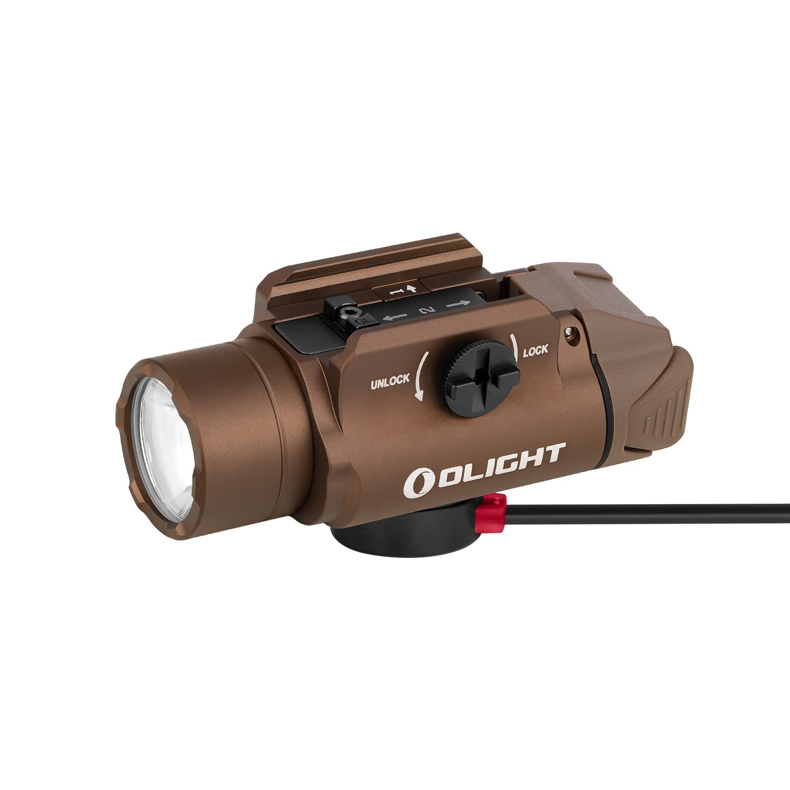 OLIGHT PL-3R Valkyrie Rechargeable Tactical Light, 1500 Lumens Rail-Mounted Weaponlight, LED Flashlight with Built-in Battery, R