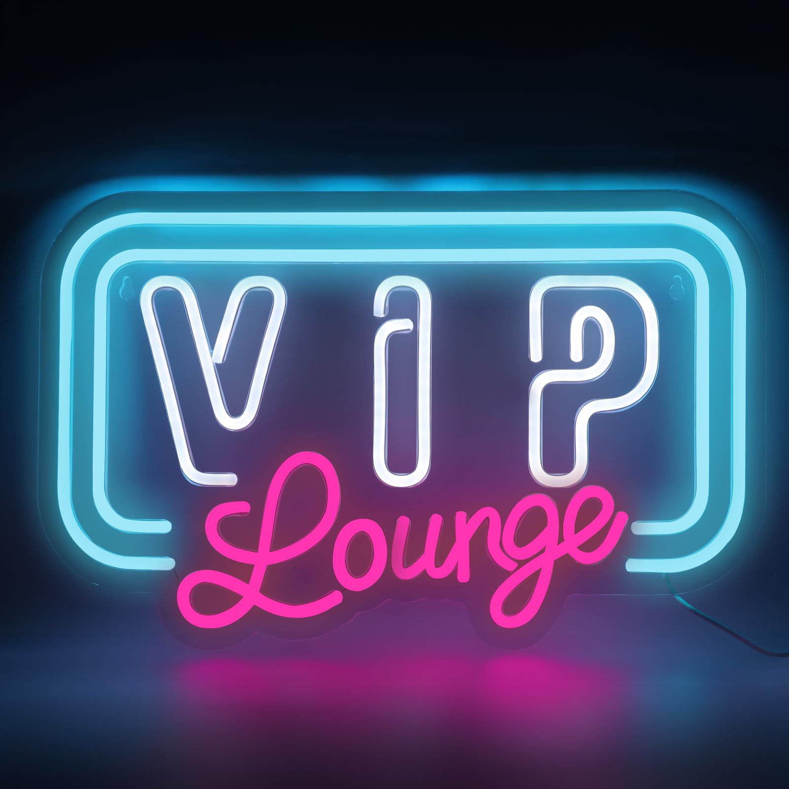 VIP Lounge Neon Sign Light - Karaoke Bar Restaurant Pub Cafe Salons Game Room Man Cave, Cool Wall Decor for Home Bedroom, Gift I