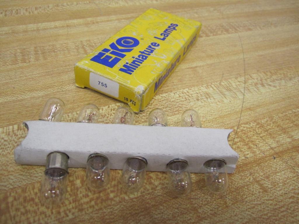 **10 PACK** Eiko - 755 Miniature Light Bulbs