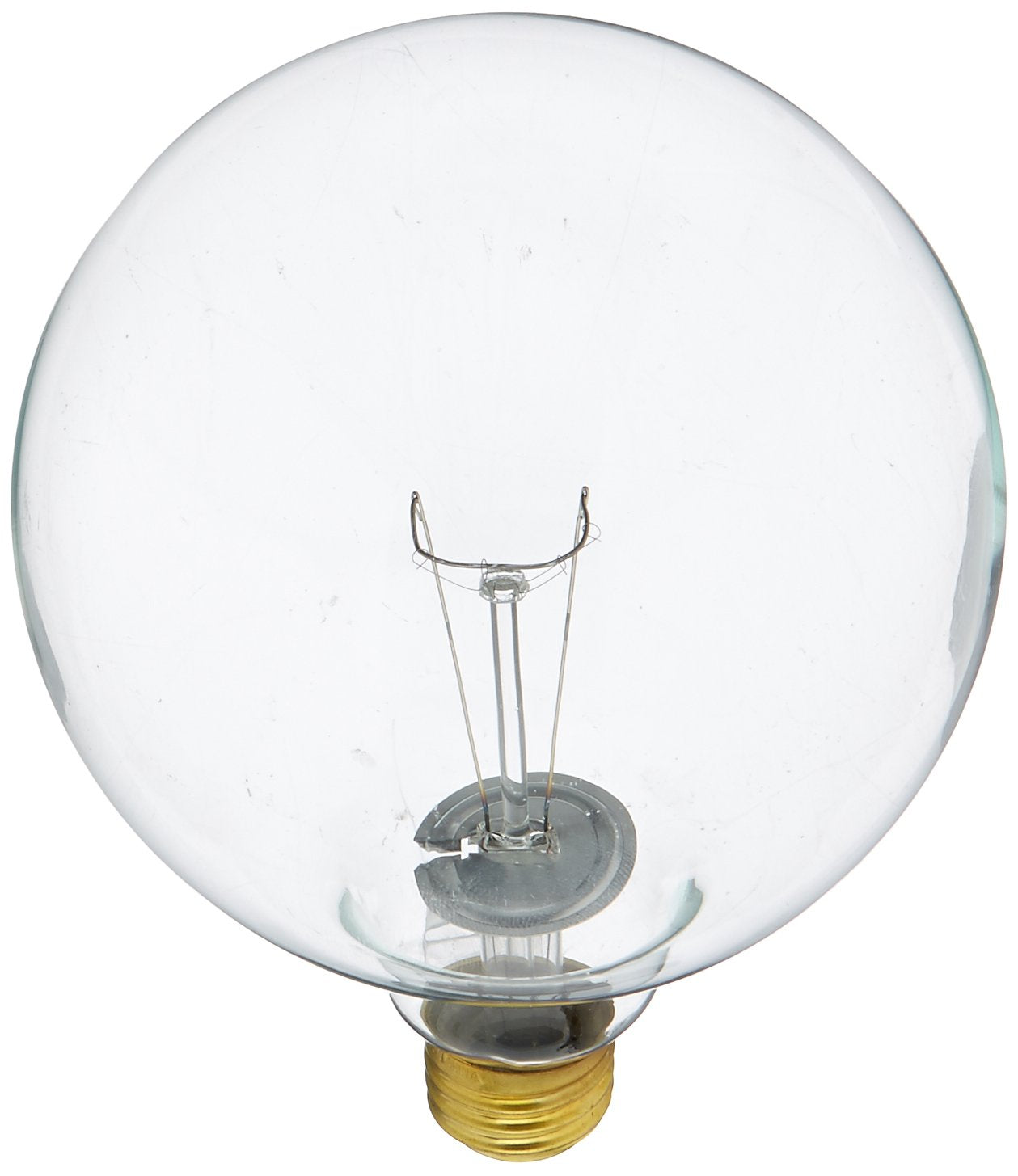 Bulbrite Incandescent G40 Medium Screw Base (E26) Light Bulb, 1 Count (Pack of 1), Clear