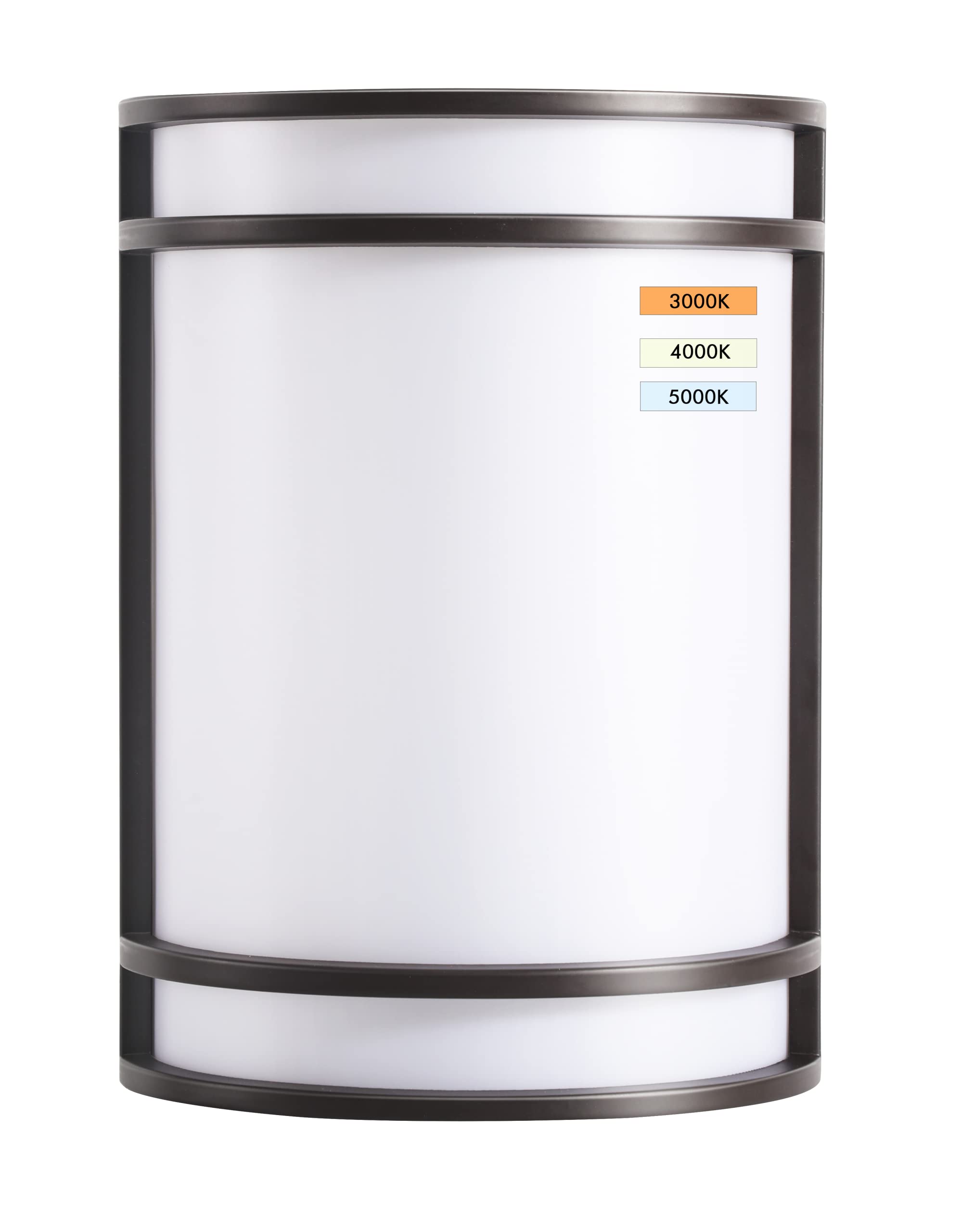 CLOUDY BAY LED 3 Color Indoor Wall Sconce, Wall Lighting,3000K/4000K/5000K Color Temperature Adjustable Wall Mount Light Fixture