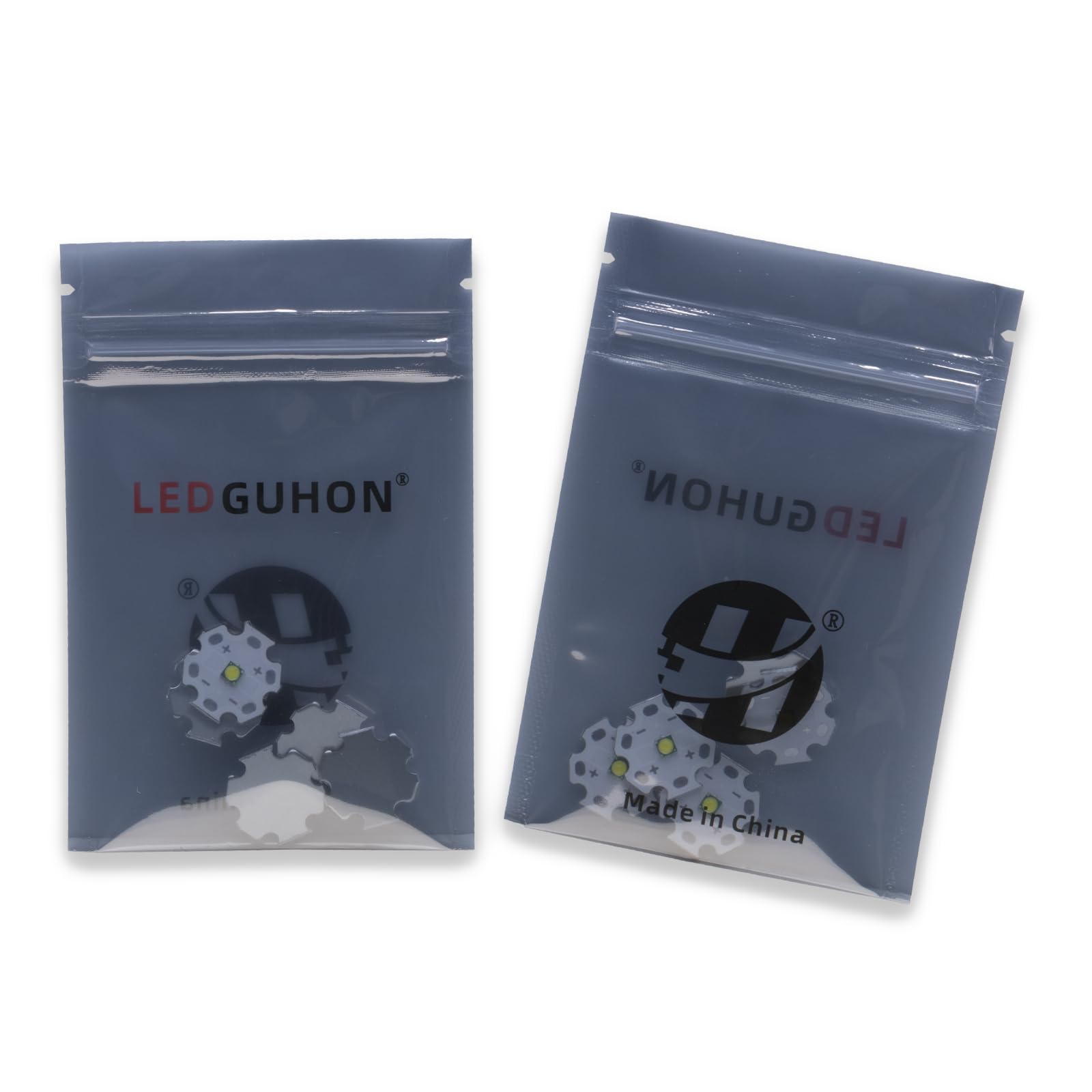 Ledguhon 5Pcs 3W 6500K White 3535 Smd High Power Led Chip With Aluminum Plate 20Mm Star Pcb Base Heat Sink Led Chip Replacement(