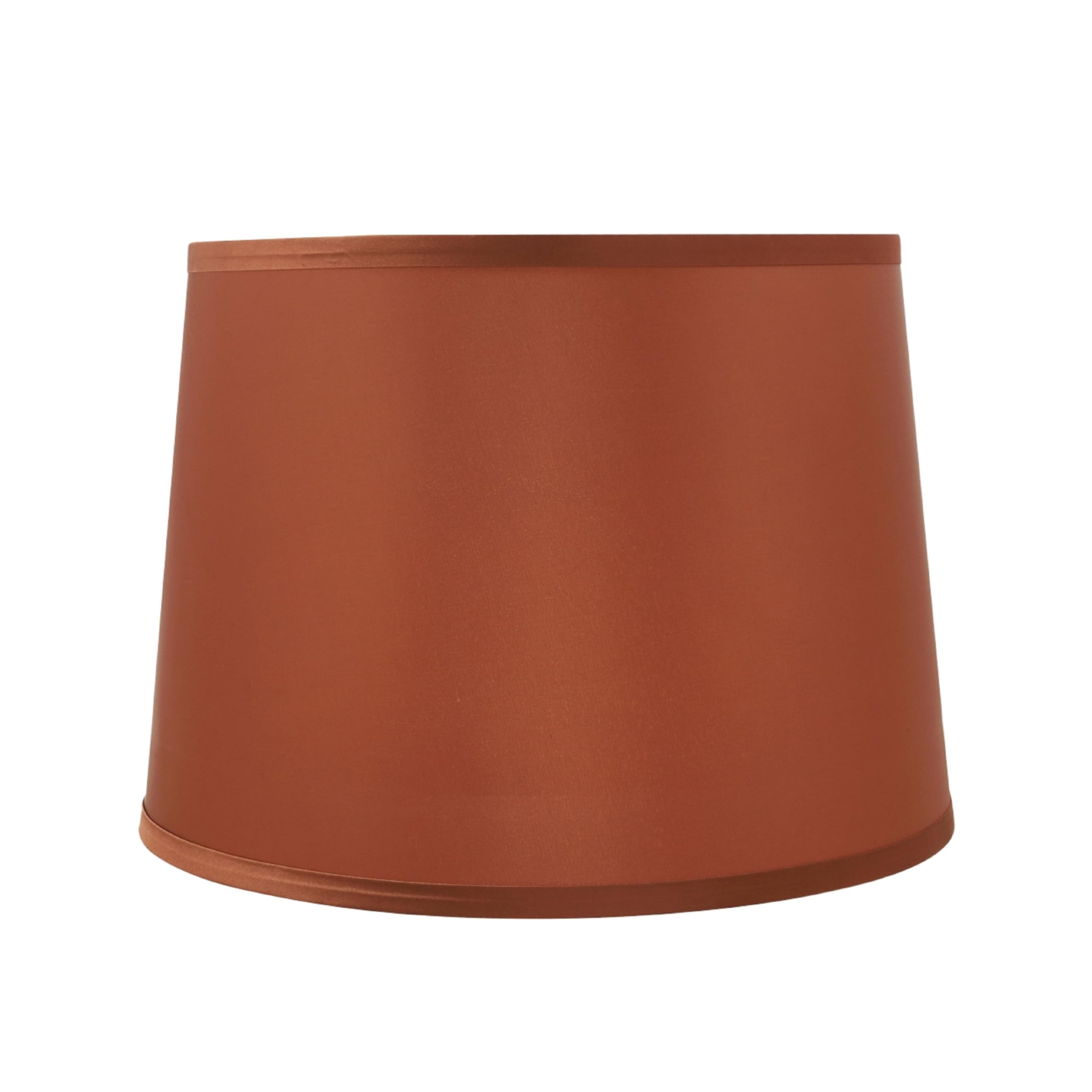 Aspen Creative 32307A, Transitional Hardback Empire Shaped Spider Construction Lamp Shade In Burnt Orange, 14&quot; Wide (12&quot; X 14&quot; X 10&quot;)