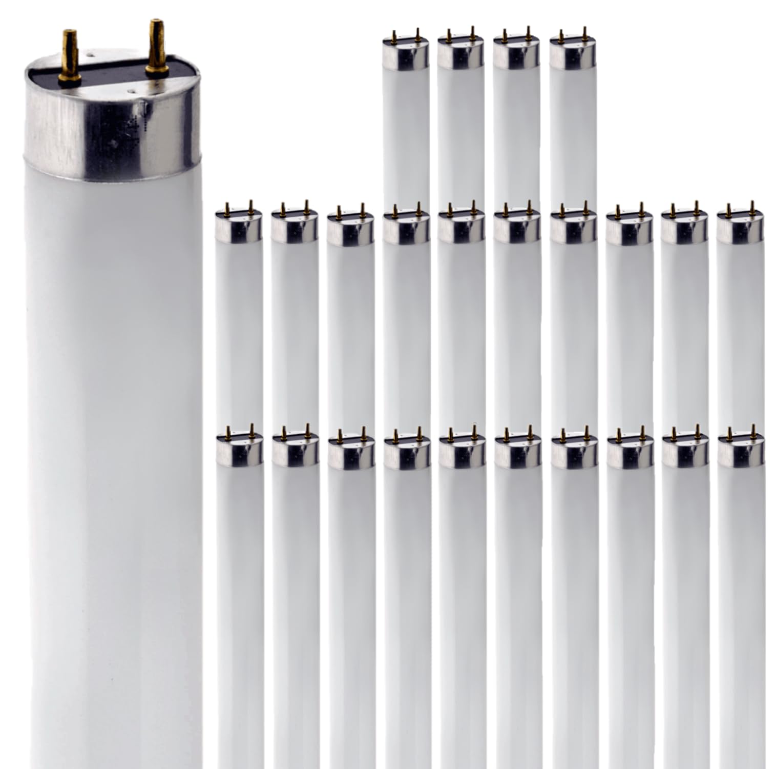 Diodesy- F25T8/865 36 Inch T8 Fluorescent Tube Light Bulb Truetone 25W 6500K Daylight G13 Bi-Pin Base CRI82 3 Foot Straight Linear Lamp for Under Cabinet Kitchen Sink RV ROHS Compliant Pack of 25