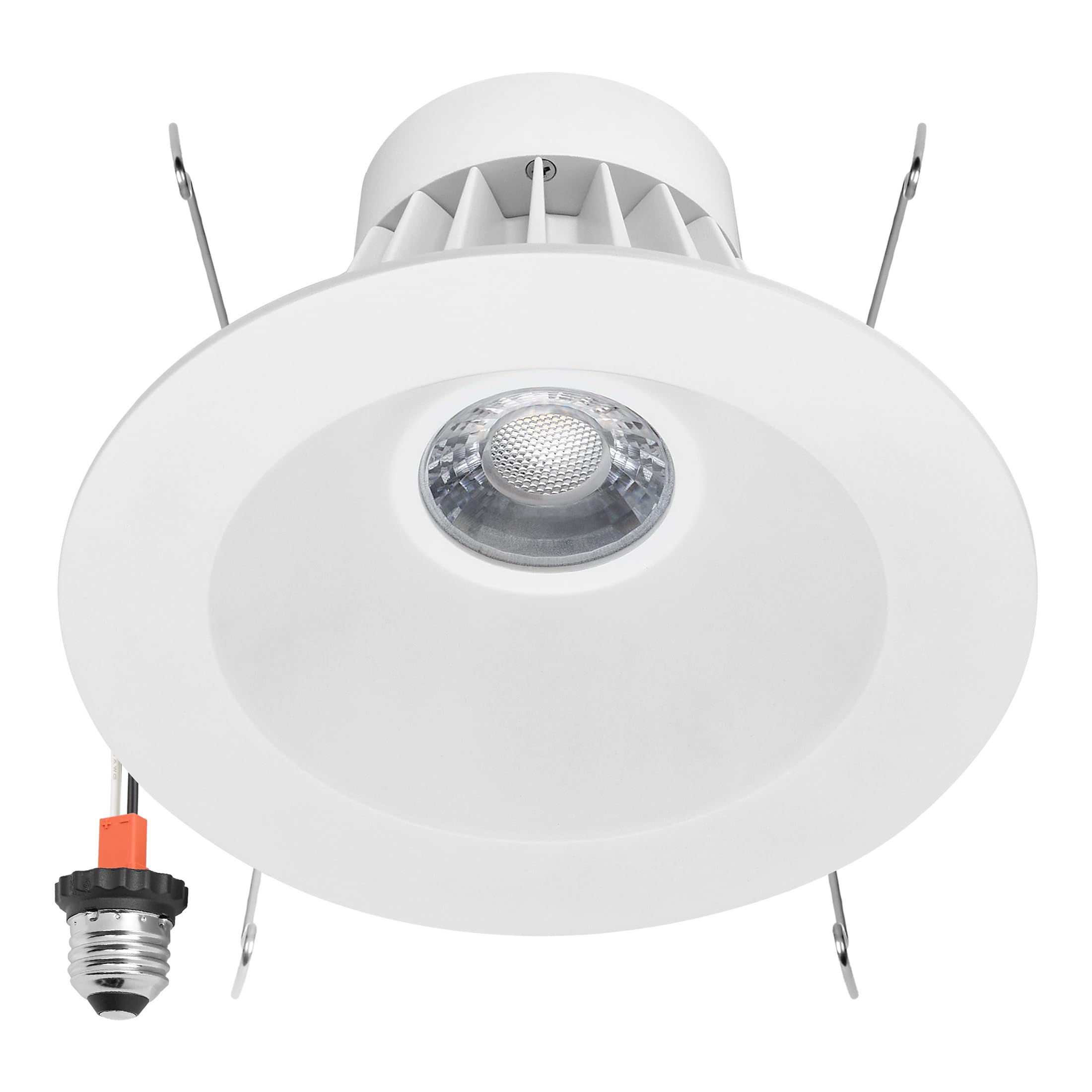 Maxxima 6 Retrofit Recessed Anti-Glare LED Downlight, 1200 Lumens, 5 Color Temperature Selectable 2700K/3000K/3500K/4000K/5000K,