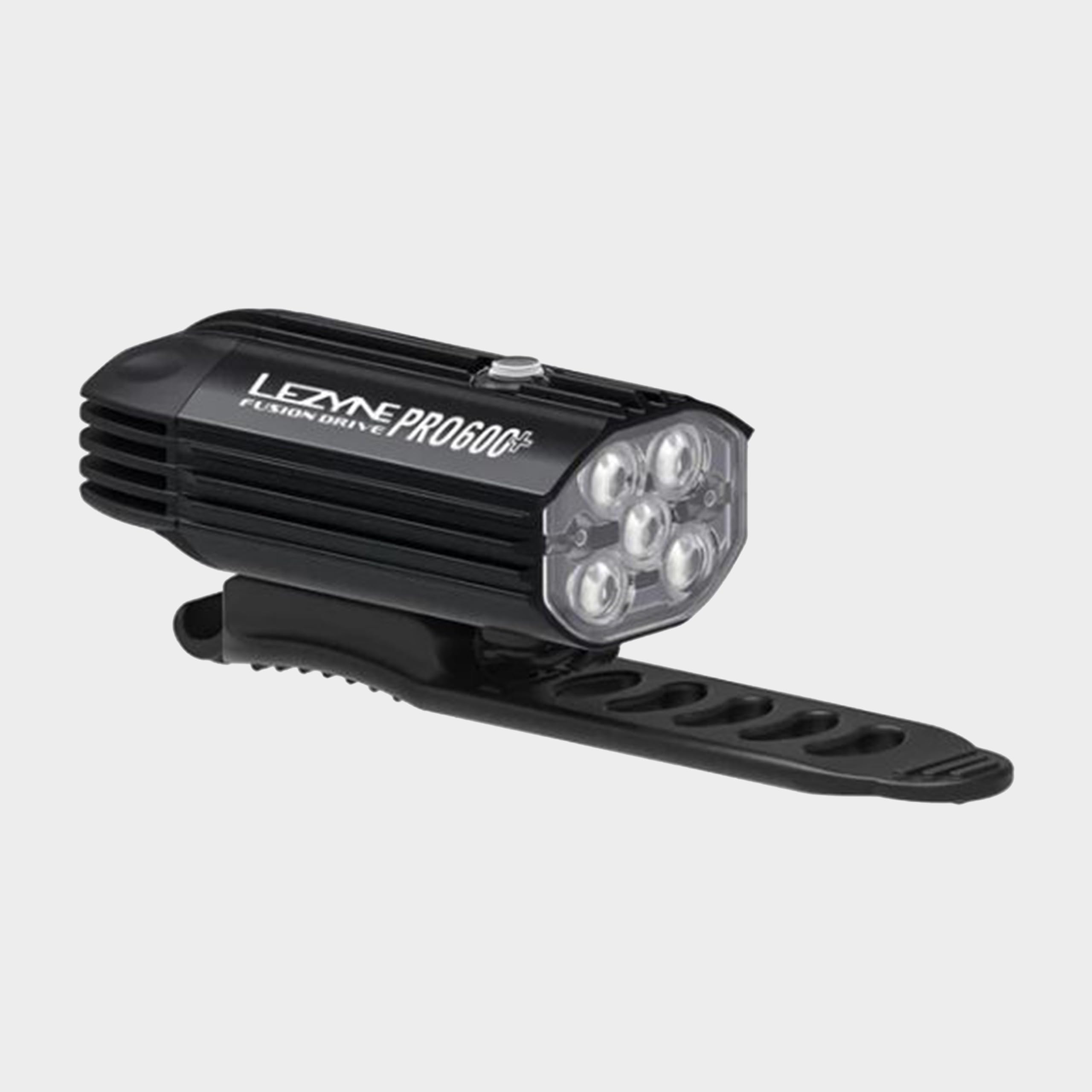 LEZYNE Fusion Drive Pro 600+ Front Bicycle Light - Durable Aluminum IPX7 Waterproof USB-C Rechargeable LED Bike Headlight with 3