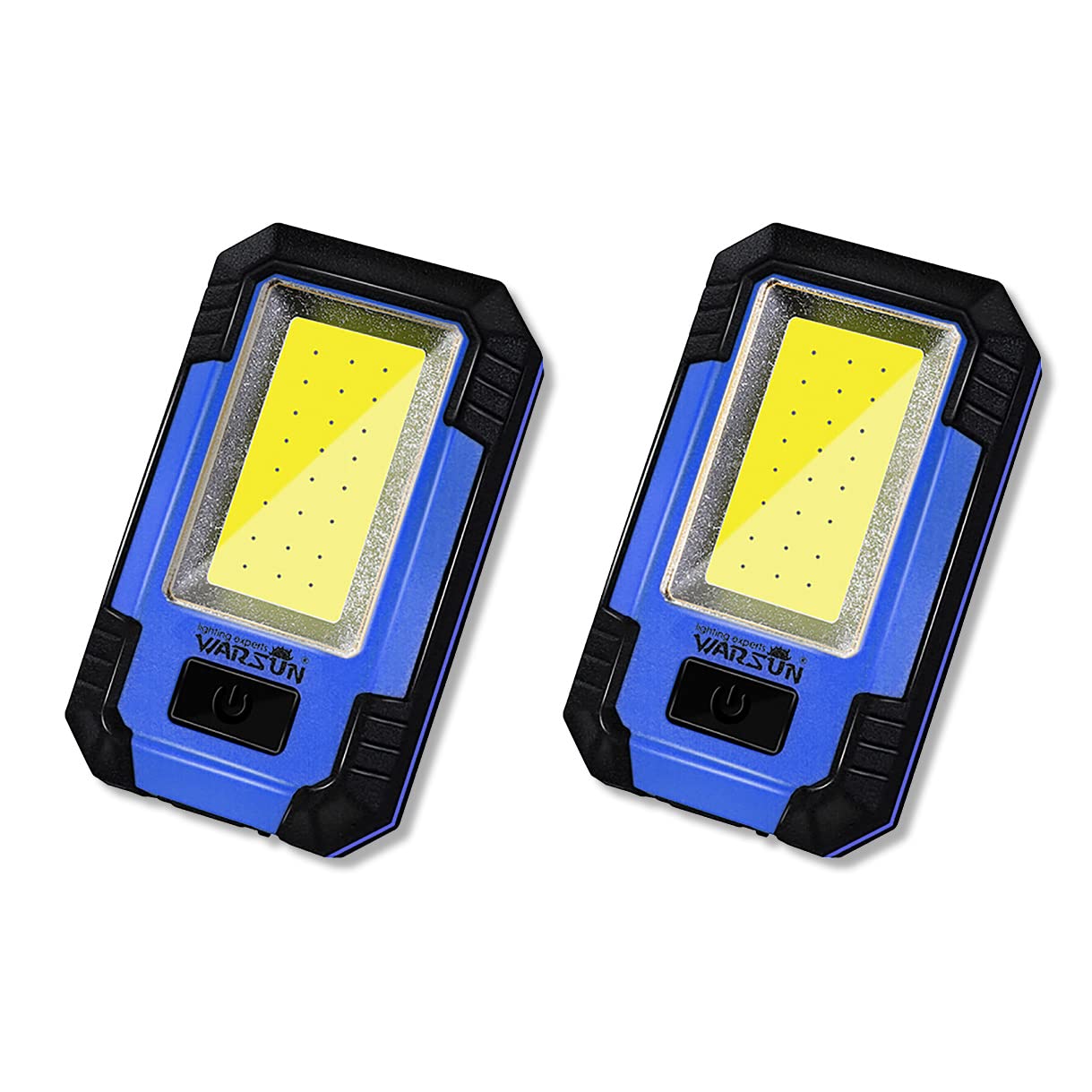 WARSUN LED Work Lights 30W 1200 Lumens Rechargeable Magnetic Portable 17in Blue Model Y36
