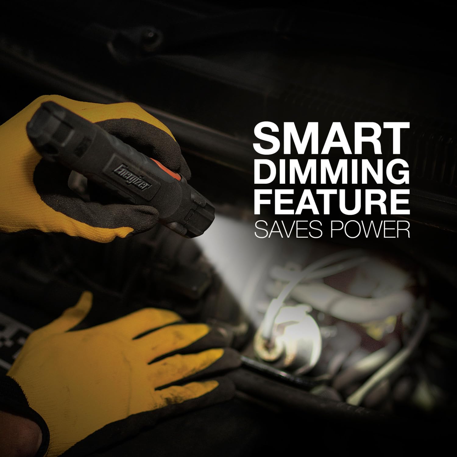 Energizer Hc-300 Led Flashlight, Ipx4 Water Resistant, Maximum Durability, Smart Dimming Led, High-Performance Task Light, Batte