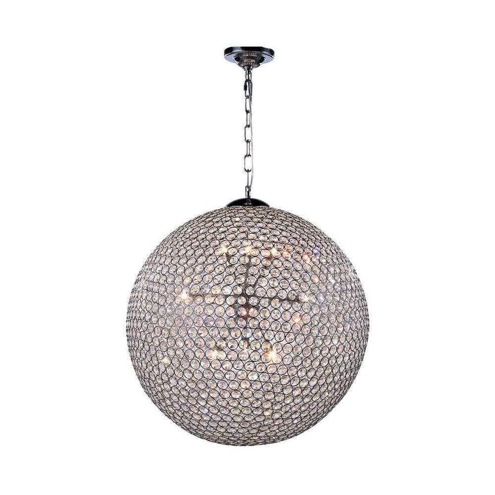 Elegant Lighting Cabaret - Twelve Light Pendant -Traditional Installation