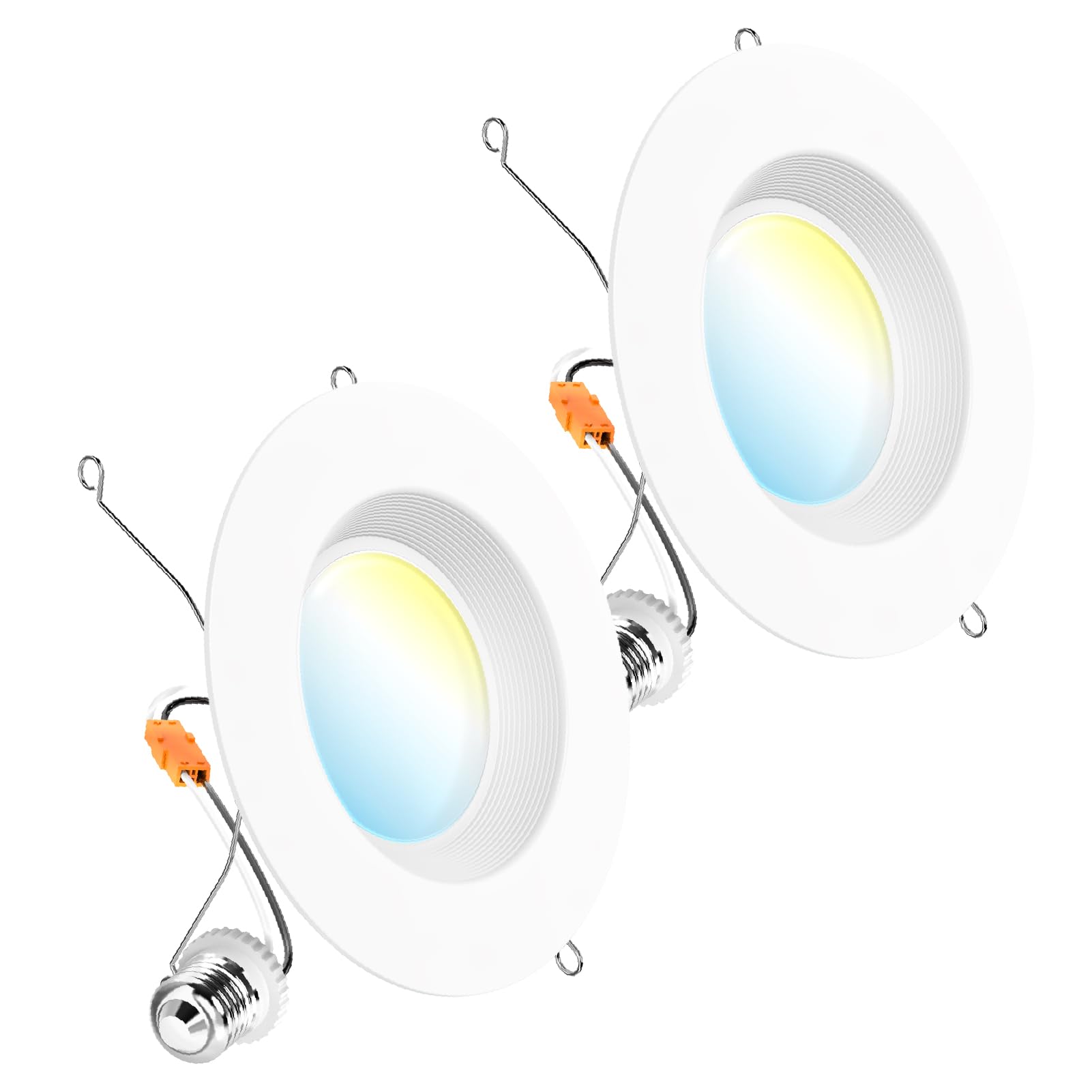 Sunco 6 Inch LED Recessed Light, Retrofit Downlight Can Lights for Ceiling, Baffle Trim, 1050 LM, 13W (75W Equivalent), Selectab