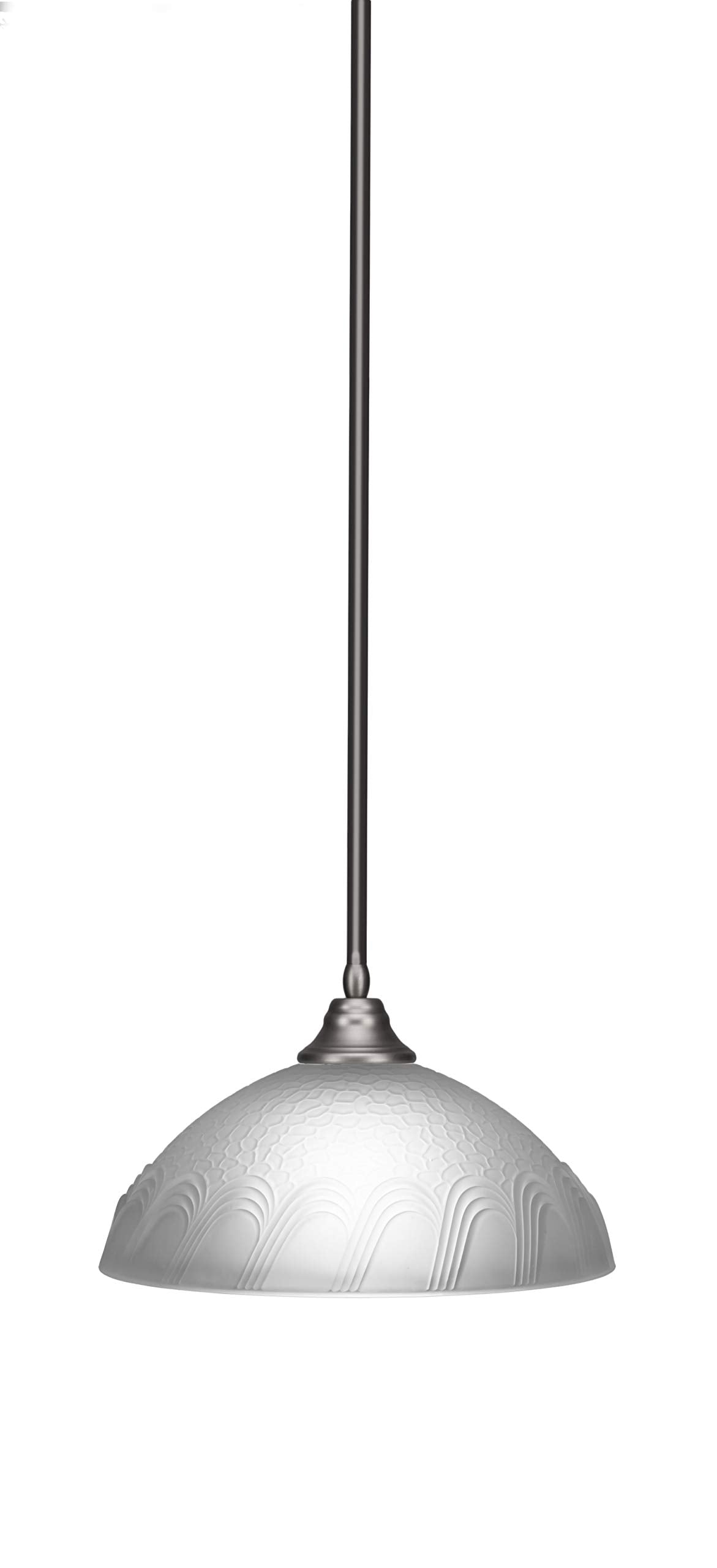 Toltec Lighting 1 Light Pendant In Brushed Nickel (26-Bn-5651)