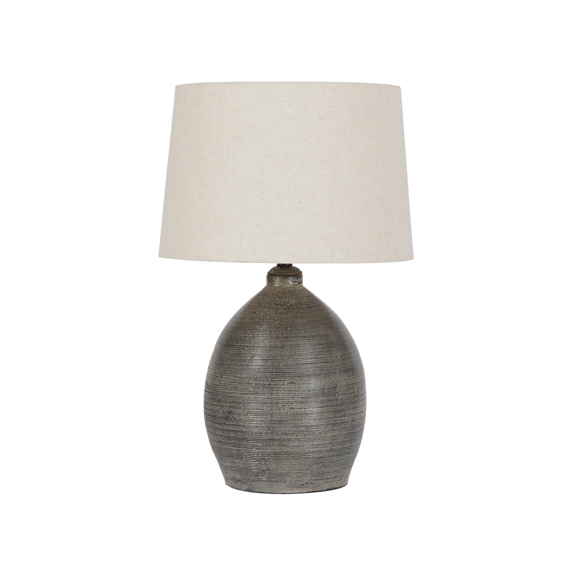 Signature Design by Ashley Joyelle Modern 27.5 Terracotta Table Lamp, Gray
