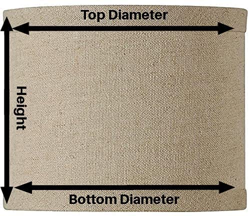 Upgradelights 5 Inch Retro Barrel Drum Clip On Chandelier Lampshade (Set Of 6) (Black) 5.5X5.5X4