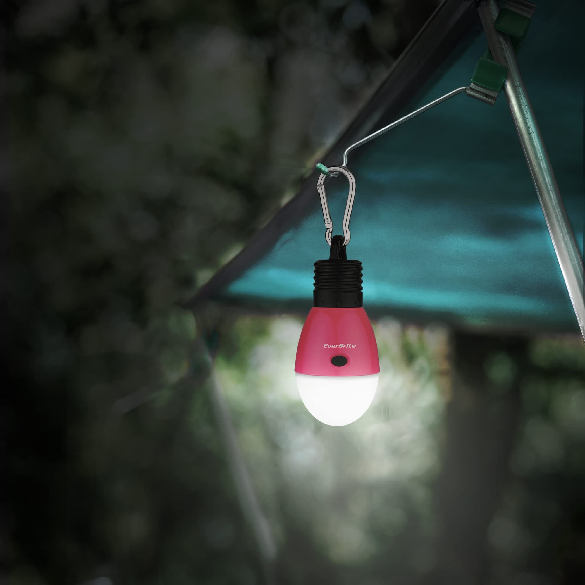EverBrite Rechargeable Camping Light, Portable Tent Lantern, 3 Lighting Modes, Pink, Model E101105AE