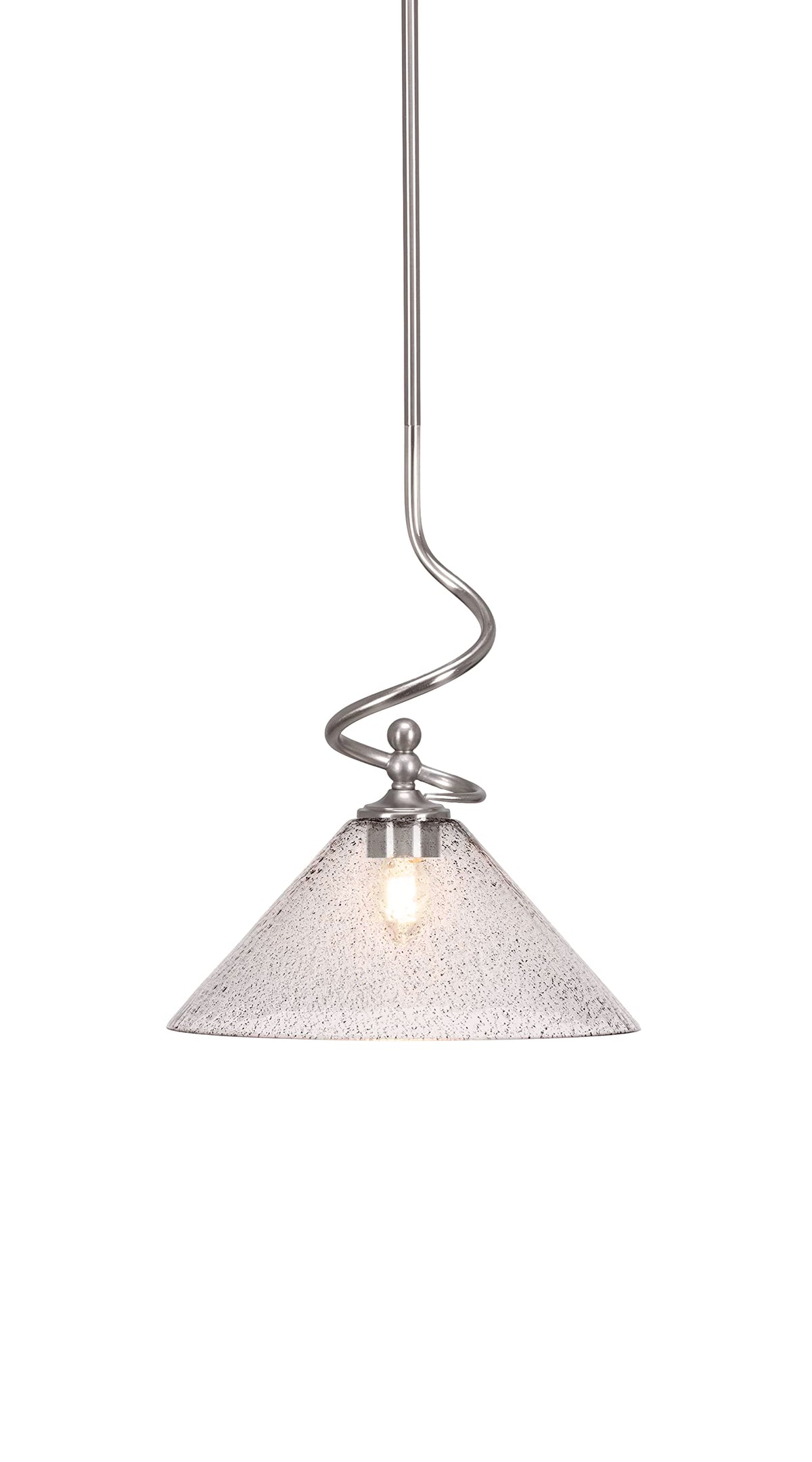 Capri 1 Light Mini Pendant in Brushed Nickel (901-BN-2122)