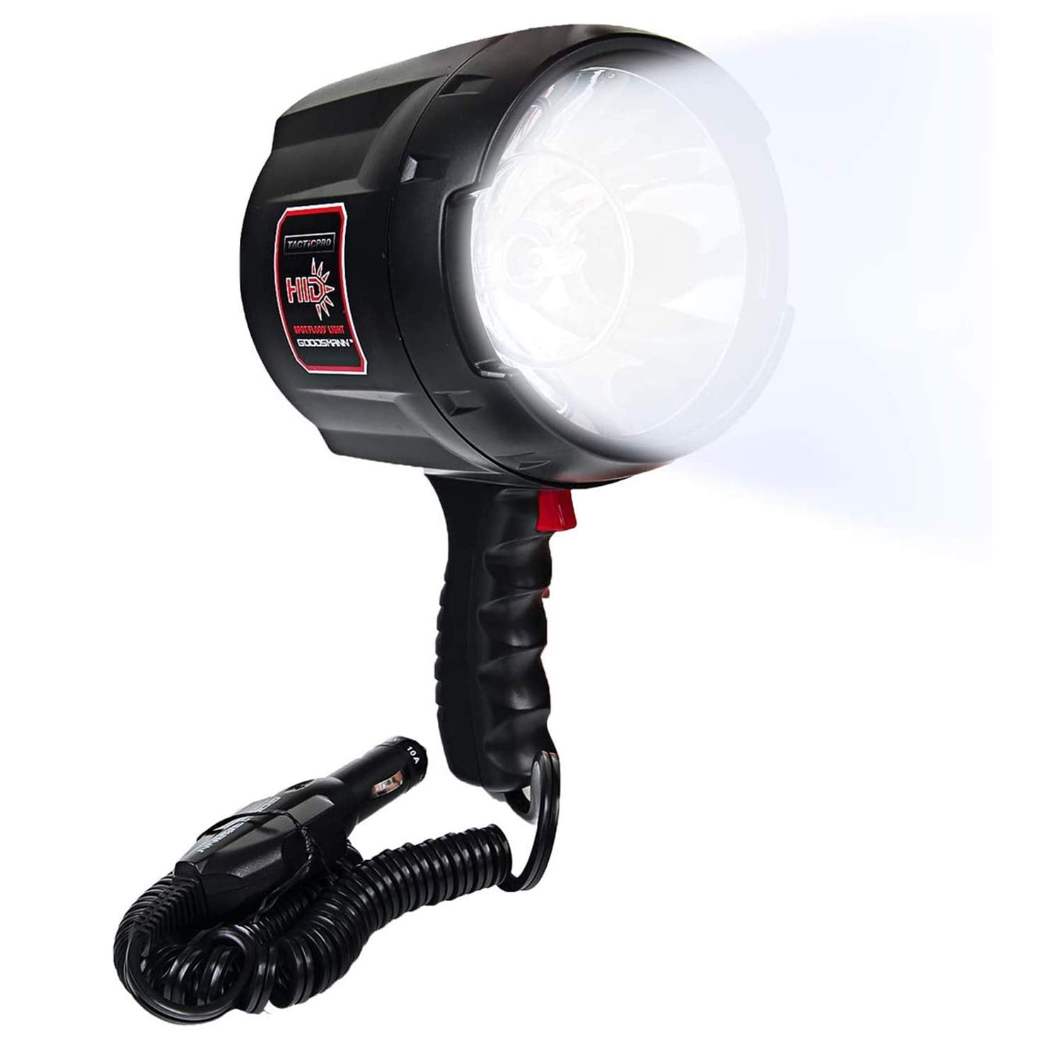 GOODSMANN TACTICPRO 2000 Lumen HID Spotlight Floodlight 1 Count Model 9924-0011-06