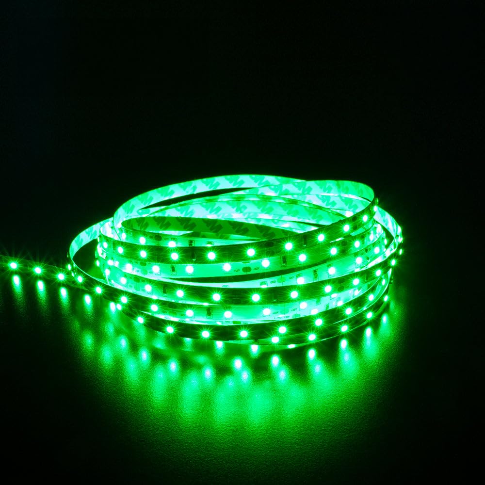 Hauty 16Ft Waterproof Green Led Strip Light, Smd5050 300 Leds, Flexible Cuttable Tape
