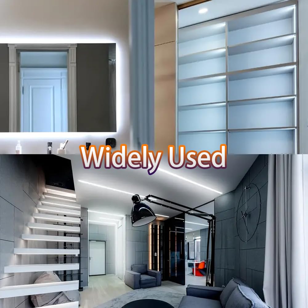 Zslaifu White Led Strip Light 13.12Ft 5V Usb Light Powered Flexible Smd2835 Tape Lights For Bedroom, Tv Backlight, Kitchen, Mirr