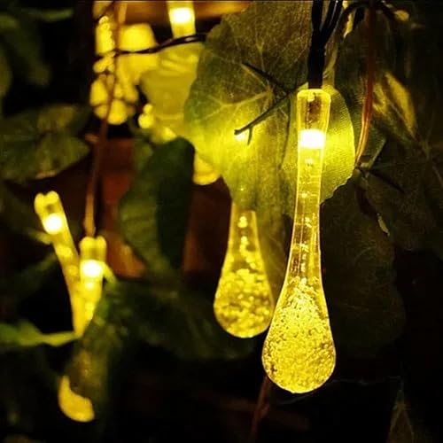 Vista Shops 20 LED Solar Lights - Dew Droplets Design for Outdoor Decor