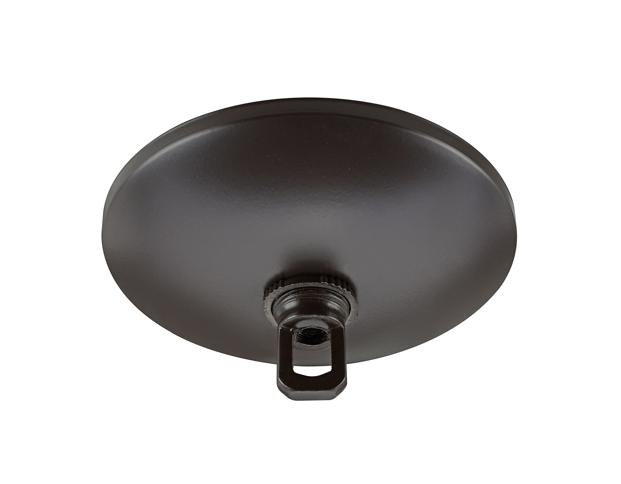 Aspen Creative 21511-12, Contemporary Chandelier & Light Fixture Canopy Kit W/Collar Loop, Oil Rubbed Bronze, 5'' Diameter, 1''