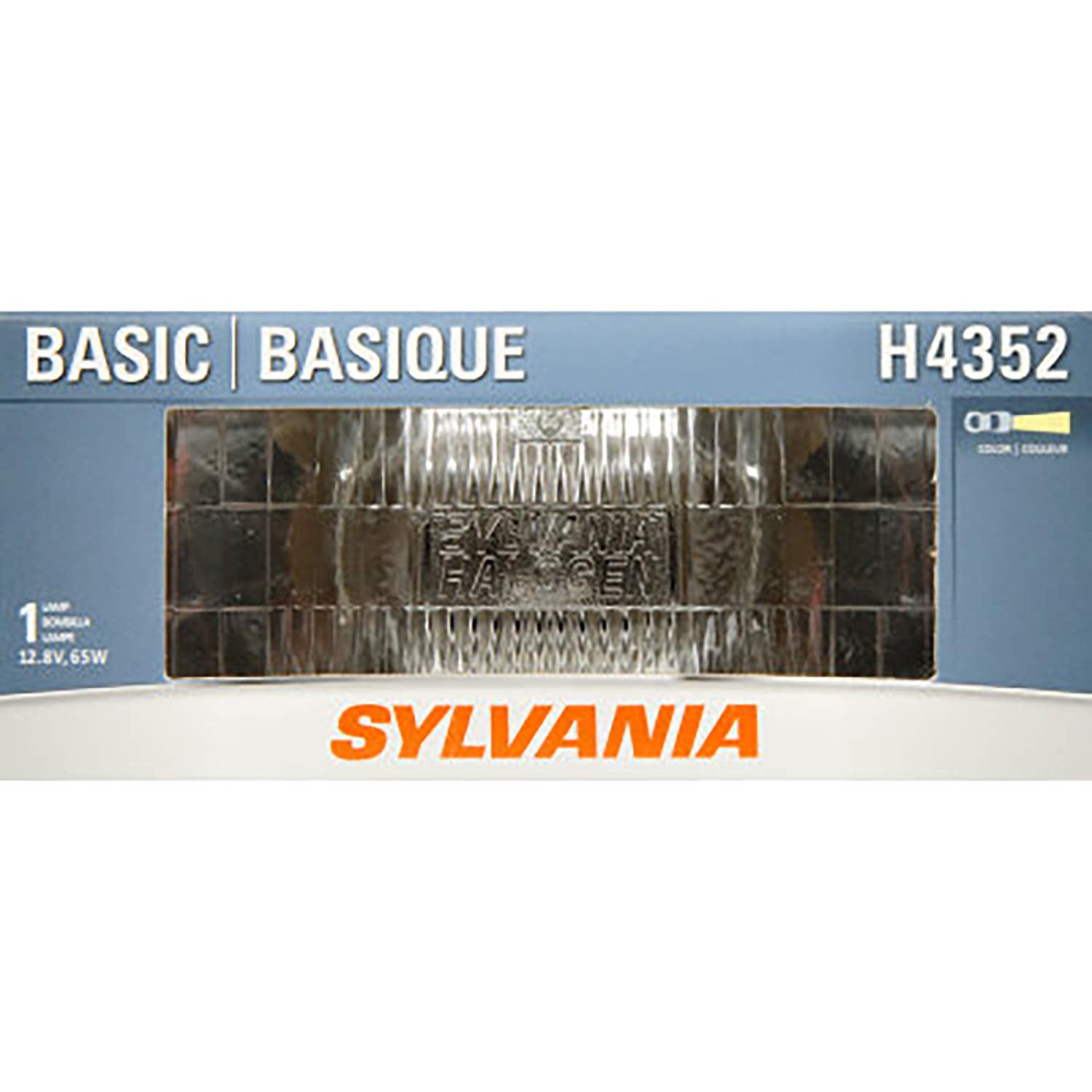 SYLVANIA H4352 Rectangular Halogen Sealed Beam Headlight Replacement Bulb - 1 Bulb