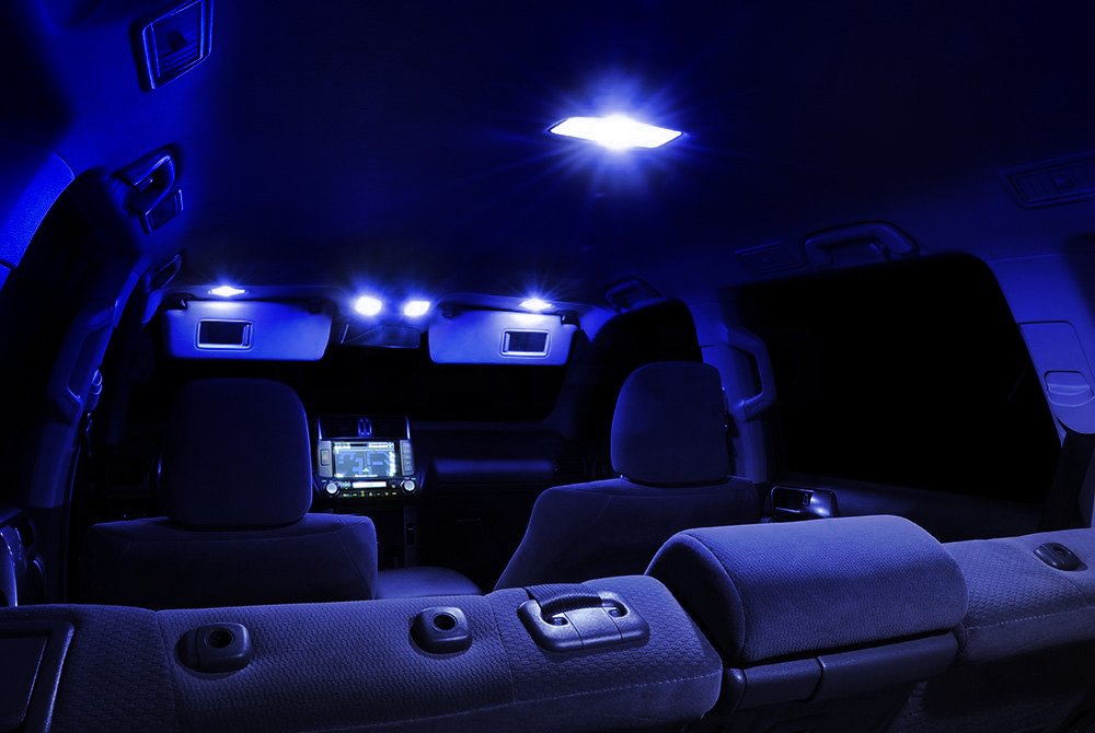Xtremevision Interior Led For Dodge Challenger 2011-2016 (16 Pieces) Blue Interior Led Kit + Installation Tool