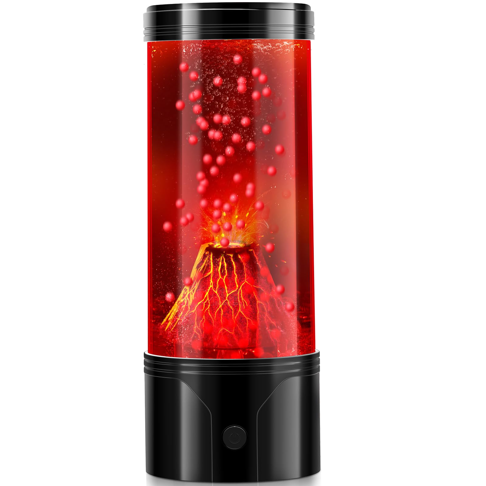 Volcano Lamp, Realistic Volcanic Eruption Night Light, Usb Powered Night Light For Kids Adults, Relaxing Table Lamp For Home Dec