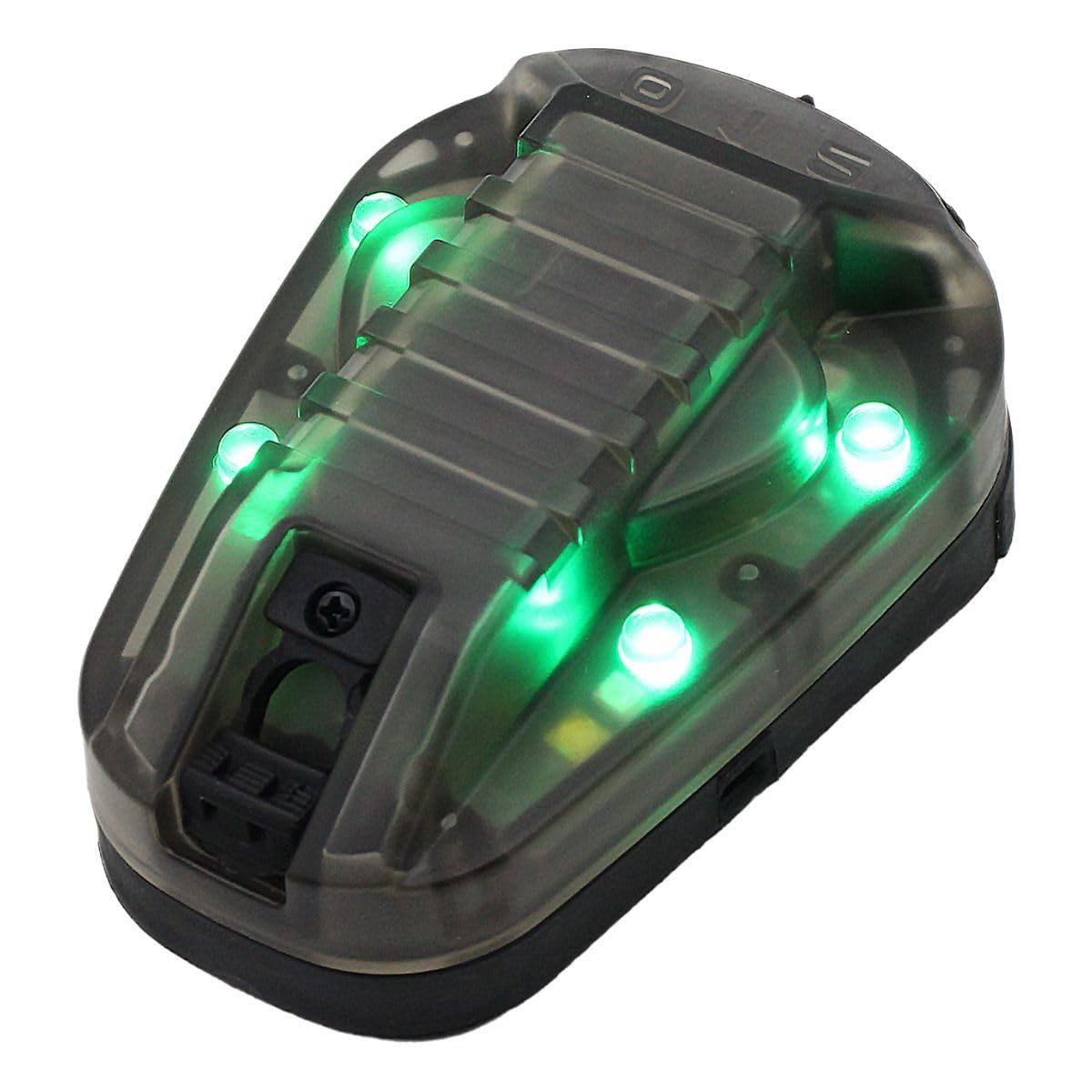 DLXARSOT Tactical Helmet Light Signal Light Military IFF Helmet Light Flashlight Survival Signal Light for Outdoor Sports with LED + IR/Strobe