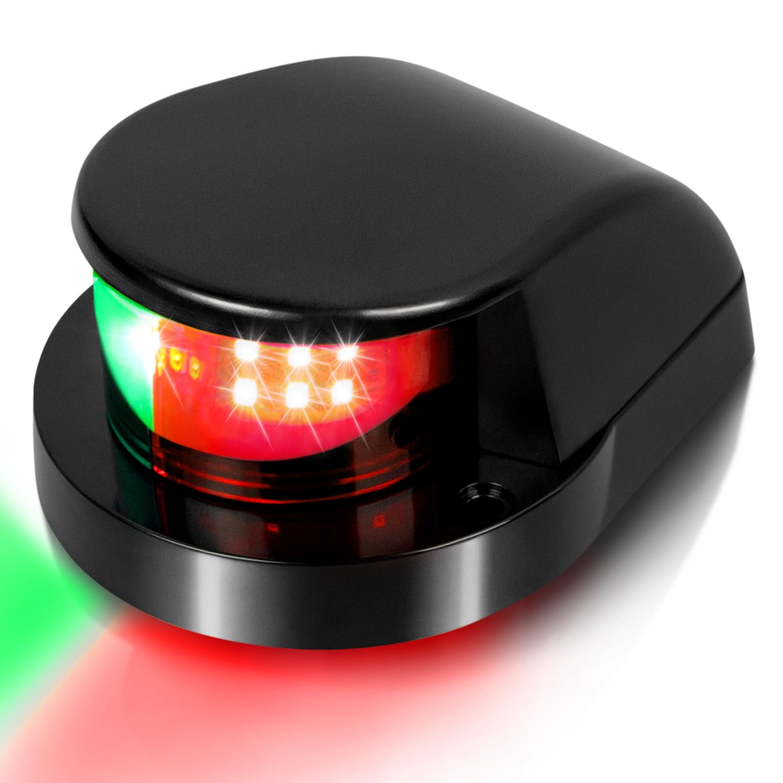 Obcursco Boat Navigation Lights, Red And Green Marine Led Bow Lights, Ip67 Waterproof, Rust-Resistant, Ideal For Pontoon, Skiff,