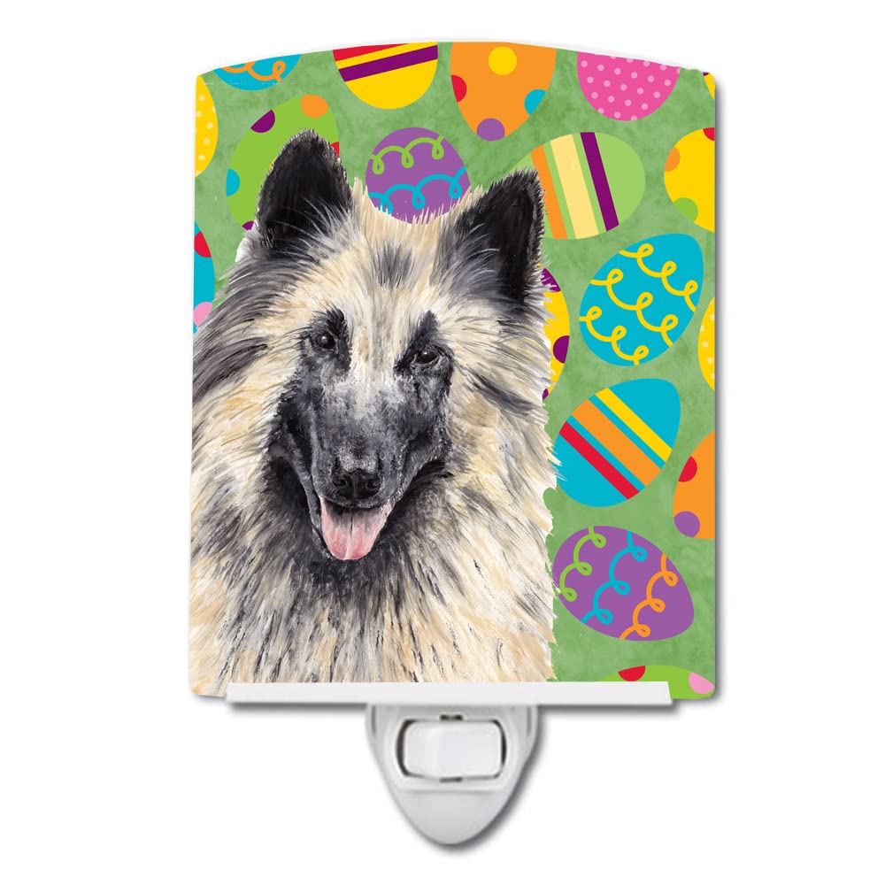 Carolines Treasures Ceramic Night Light, UL-Certified, 6x4x3in, Belgian Tervuren Design, Multicolor, Model SC9472CNL