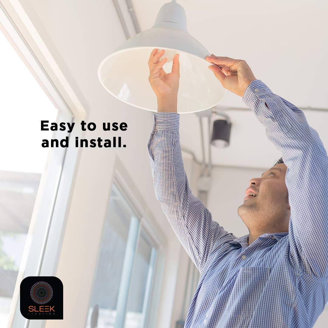 Sleeklighting - 13Watt Gu24 Base 2 Prong Light Bulbs- Ul Approved-13W 120V 60Hz Light Bulb- Mini Twist Lock Spiral -Self Ballasted Cfl Two Pin Florescent Light Bulb- 3500K Neutral White -4Pack-