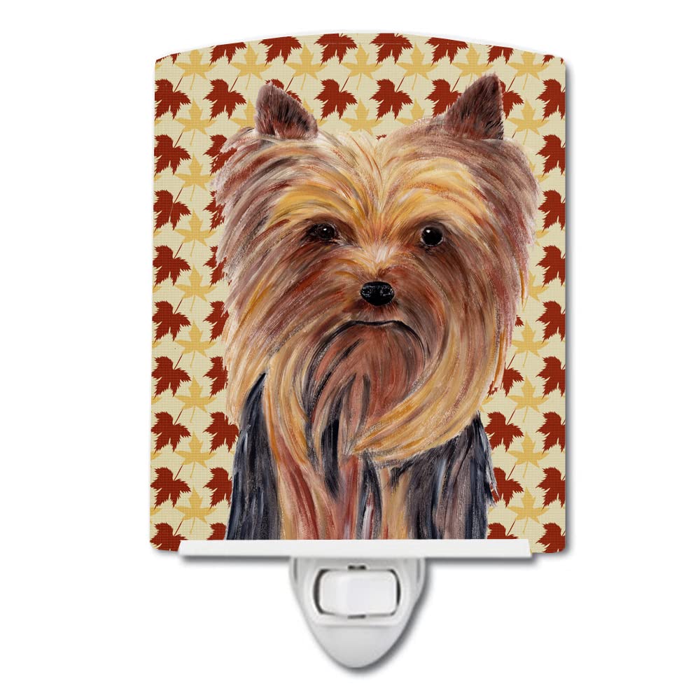 Carolines Treasures Ceramic Night Light Yorkie Portrait 6x4x3 Multicolor Model SC9205CNL