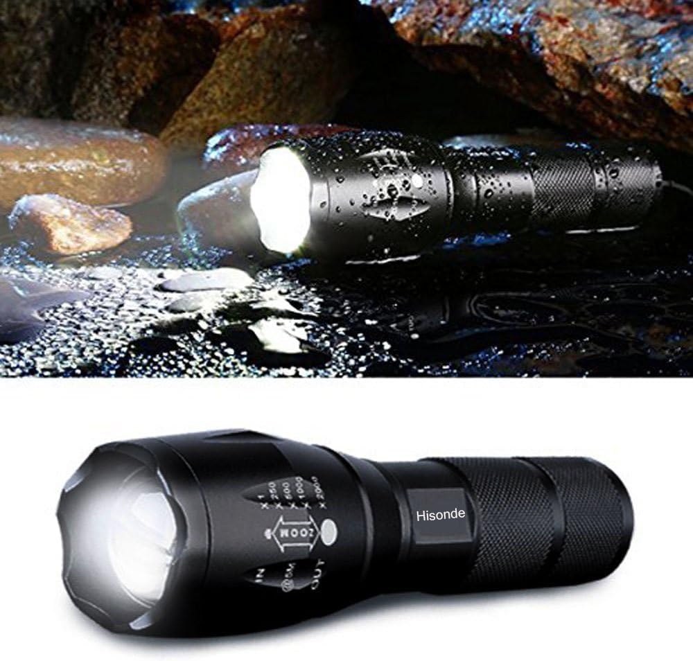 Military Grade 5 Mode High Lumens Tactical Led Waterproof Flashlight (4-Pack)