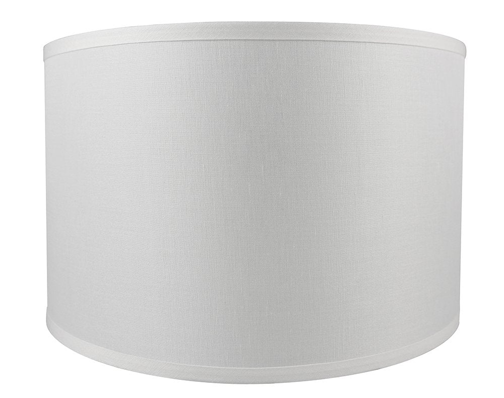 Urbanest Classic Drum Lampshade, 16x16x10 Inch, Off White, Linen